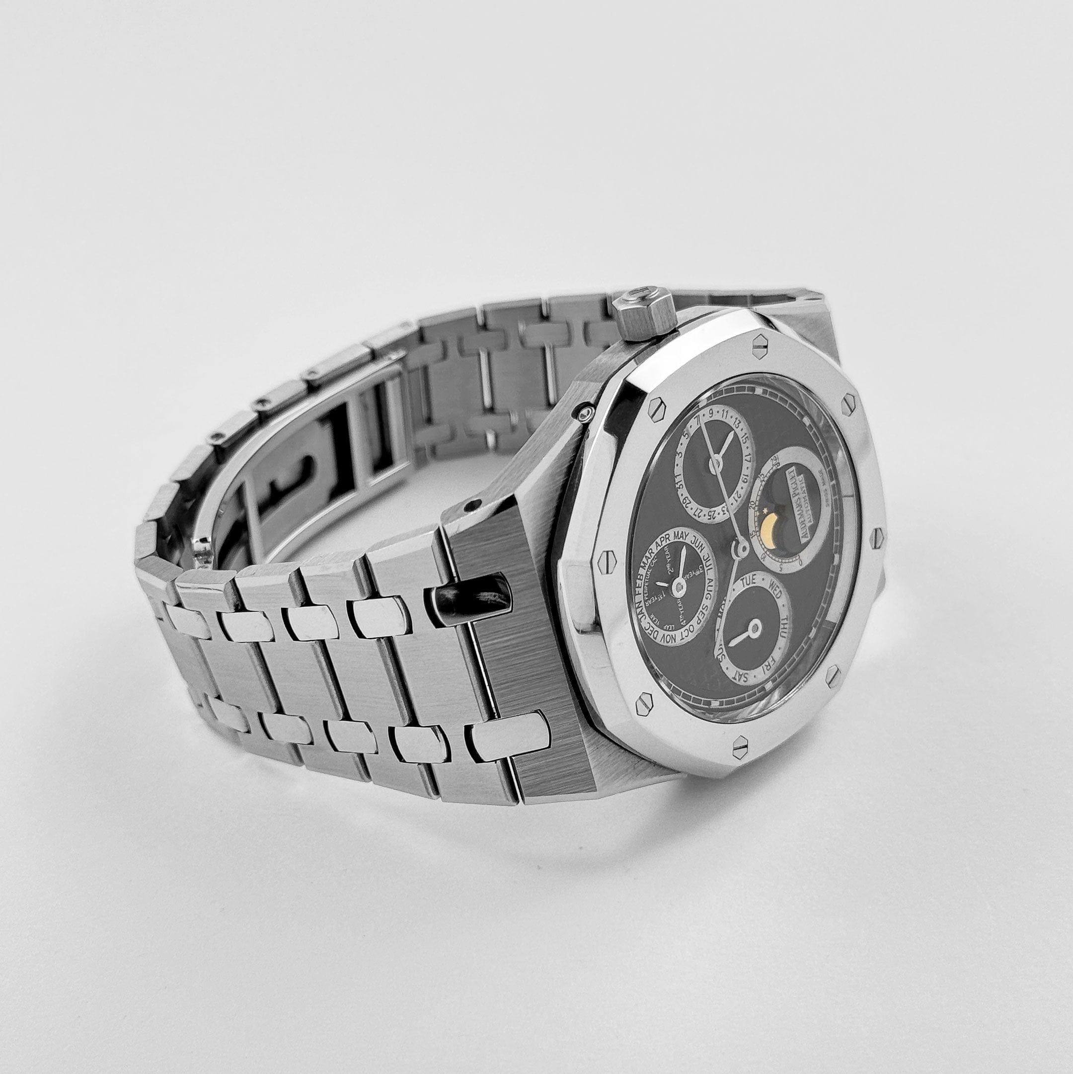 Lorin x A Royal Oak Perpetual Calendar Stainless Steel Black