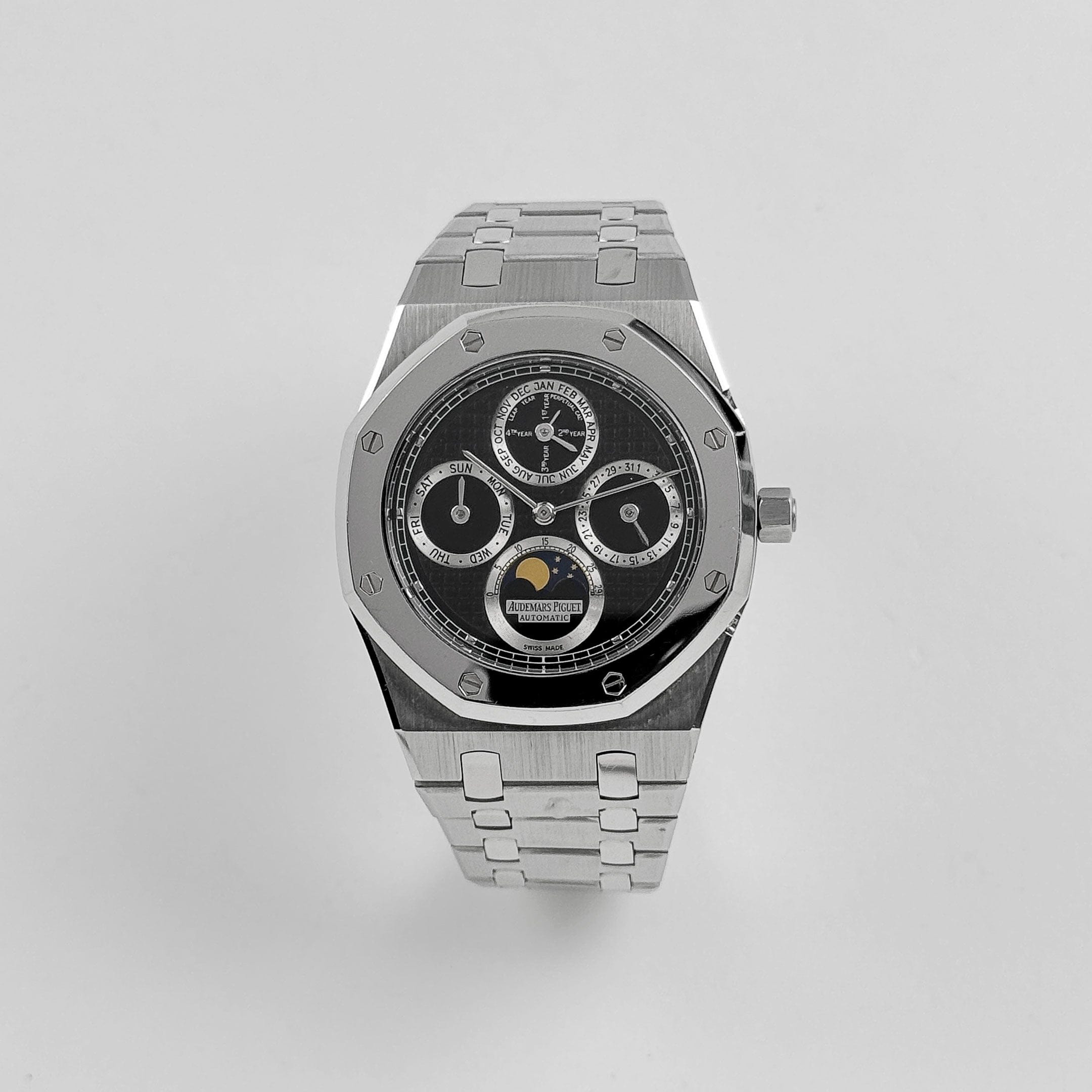 Lorin x A Royal Oak Perpetual Calendar Stainless Steel Black