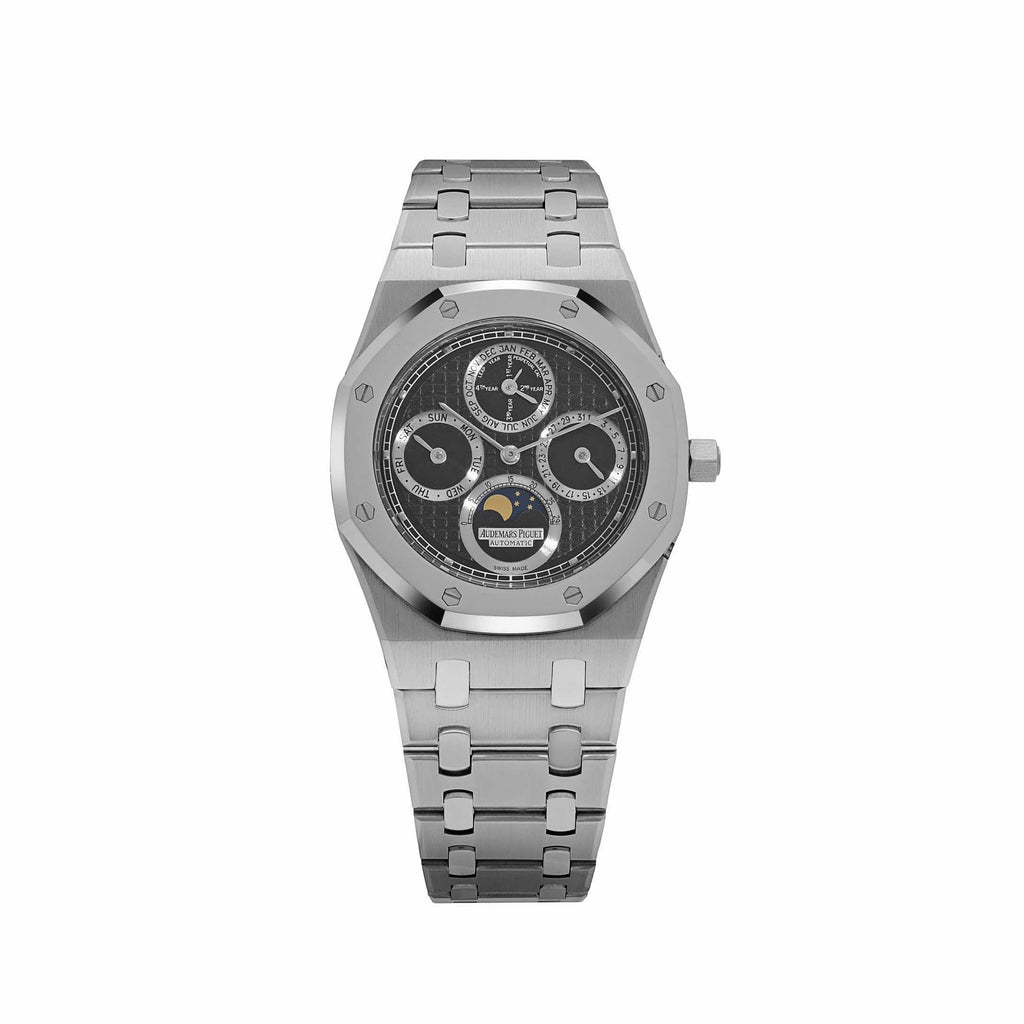 Lorin x A Royal Oak Perpetual Calendar Stainless Steel Black