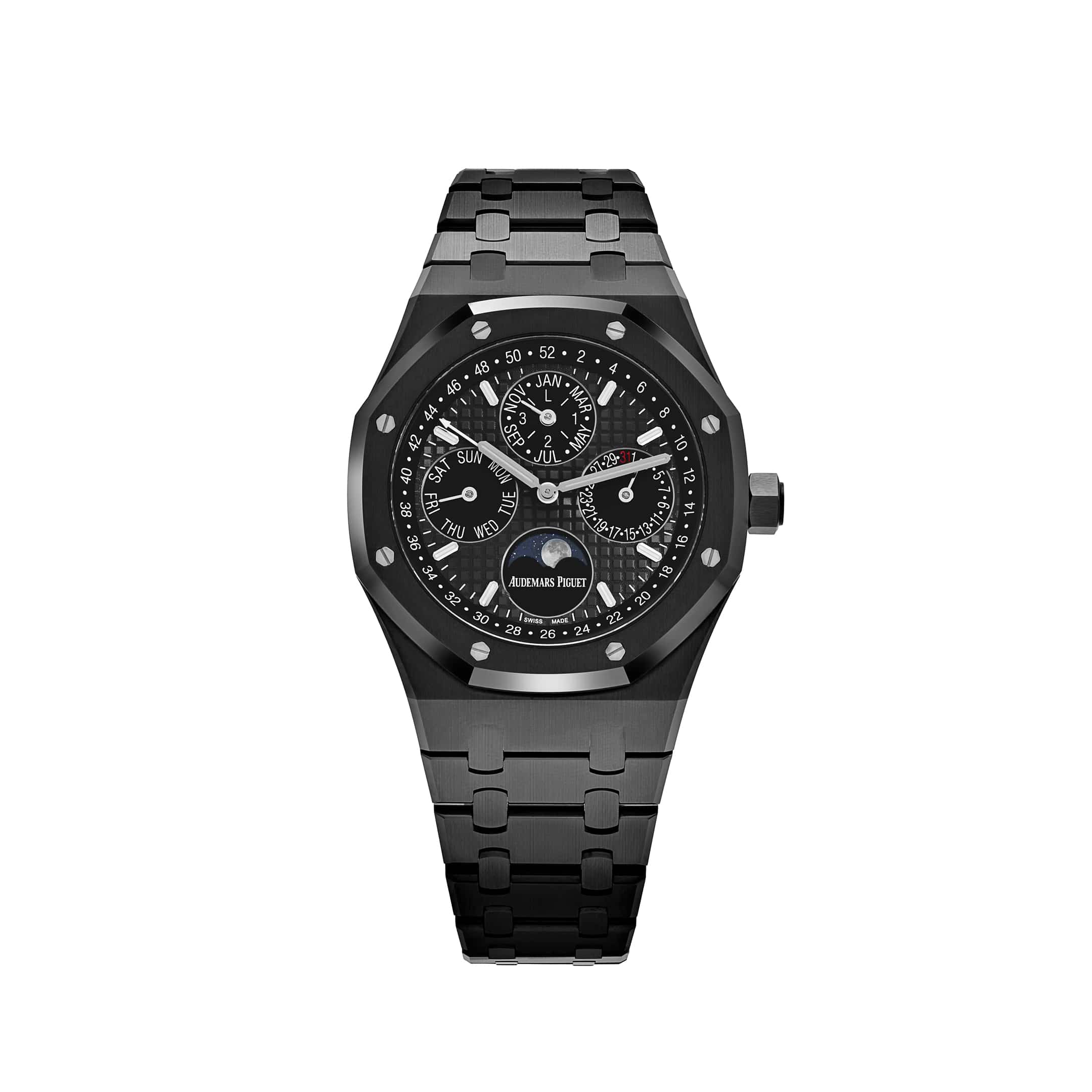 Lorin x A Royal Oak Perpetual Calendar Black Ceramic