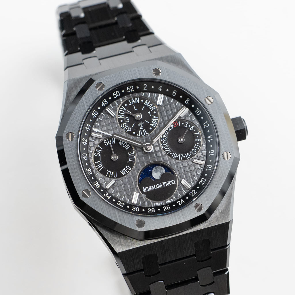 Lorin x A Royal Oak Perpetual Calendar Black Ceramic