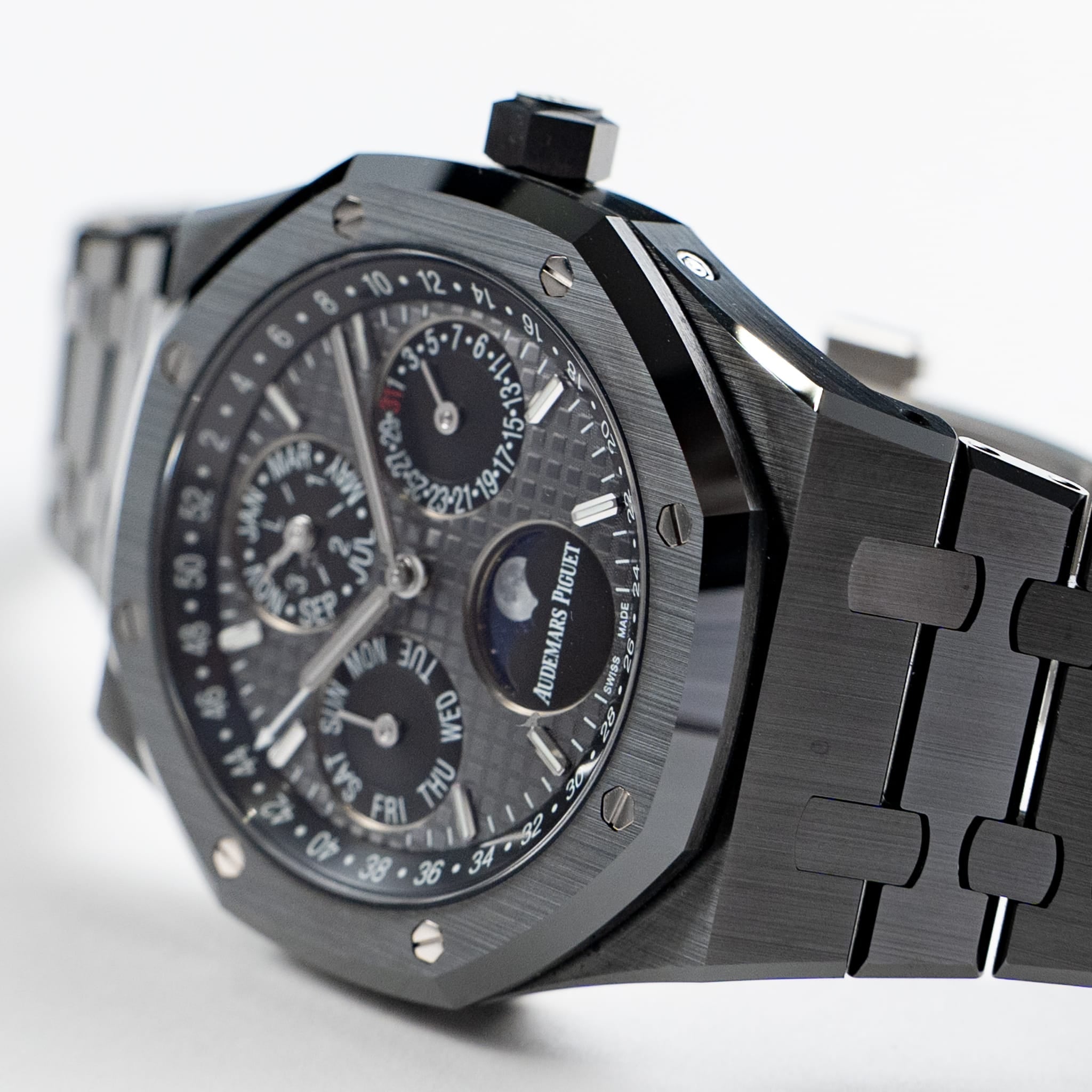 Lorin x A Royal Oak Perpetual Calendar Black Ceramic