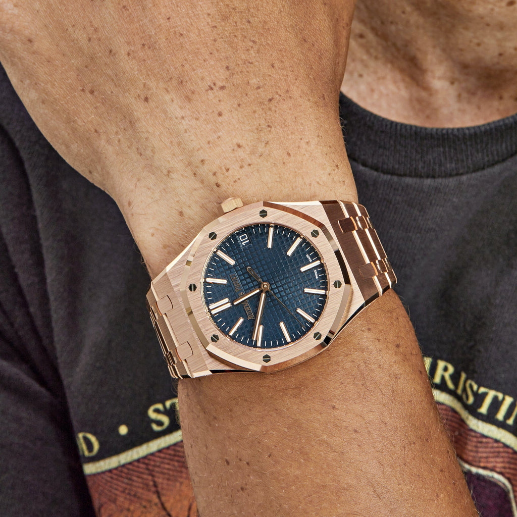 Lorin x A Royal Oak Rose Gold Blue