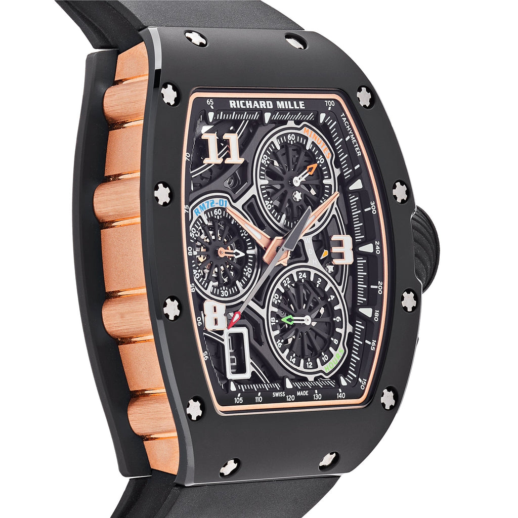 Lorin x R 72-01 Chronograph Black Rose Gold