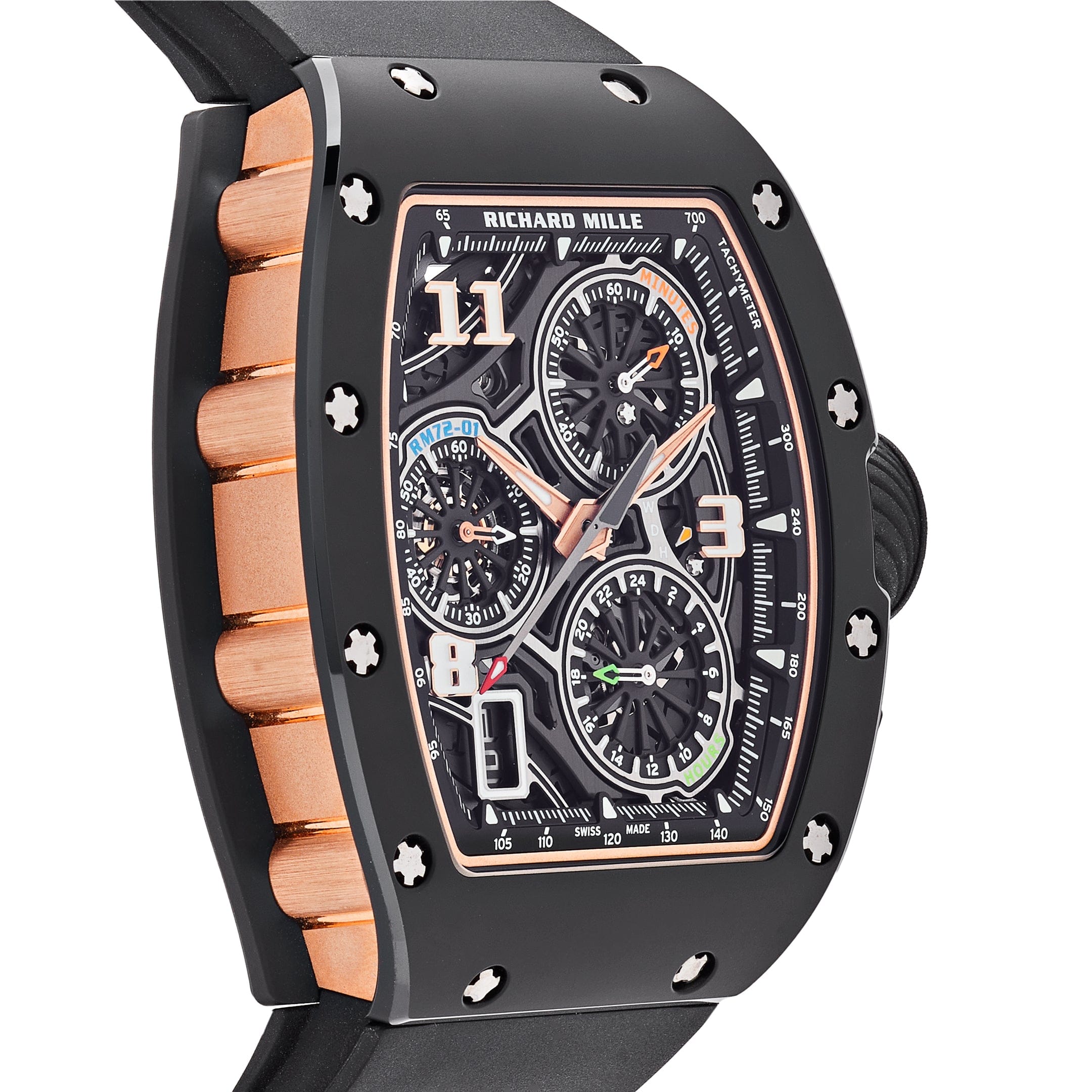 Lorin x R 72-01 Chronograph Black Rose Gold