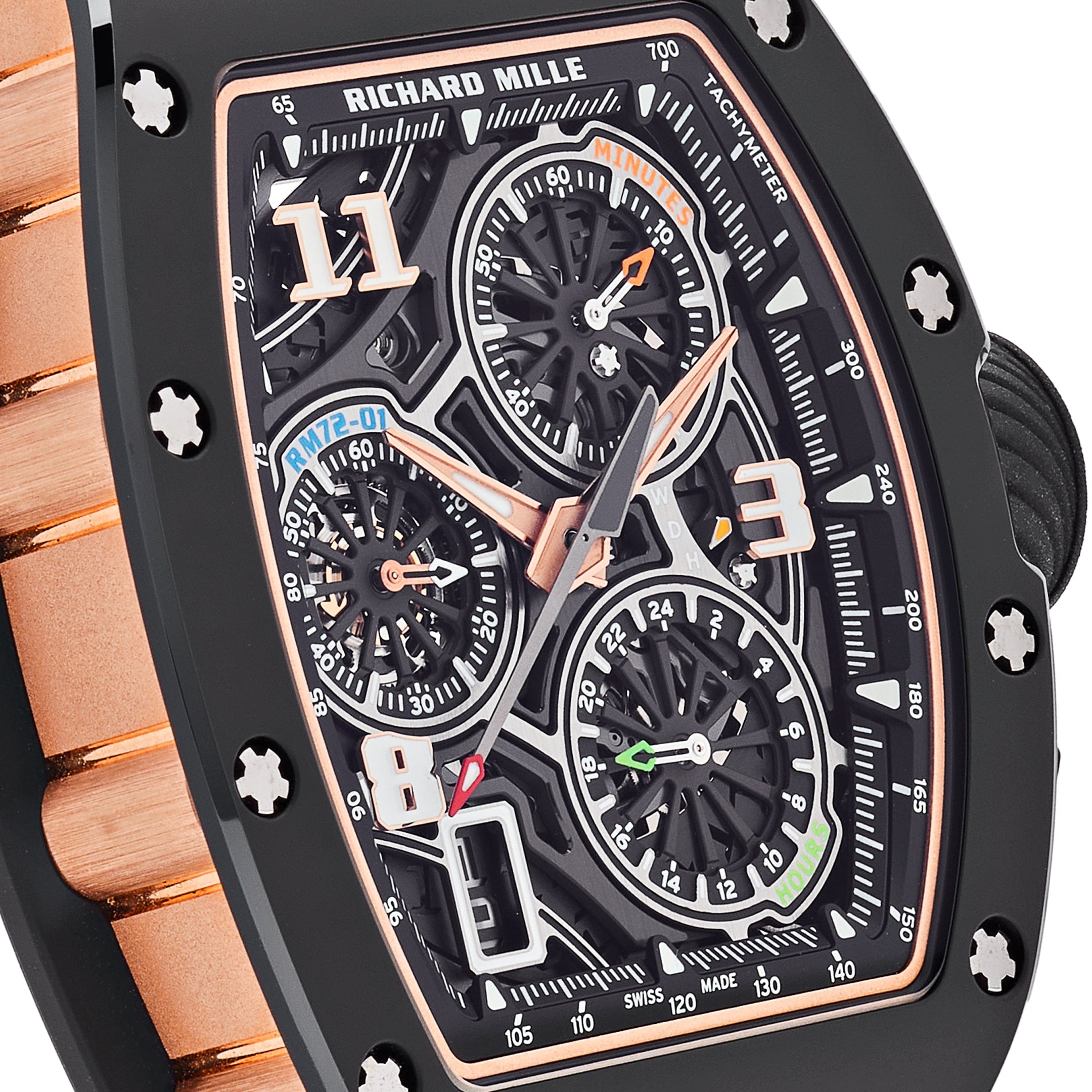 Lorin x R 72-01 Chronograph Black Rose Gold