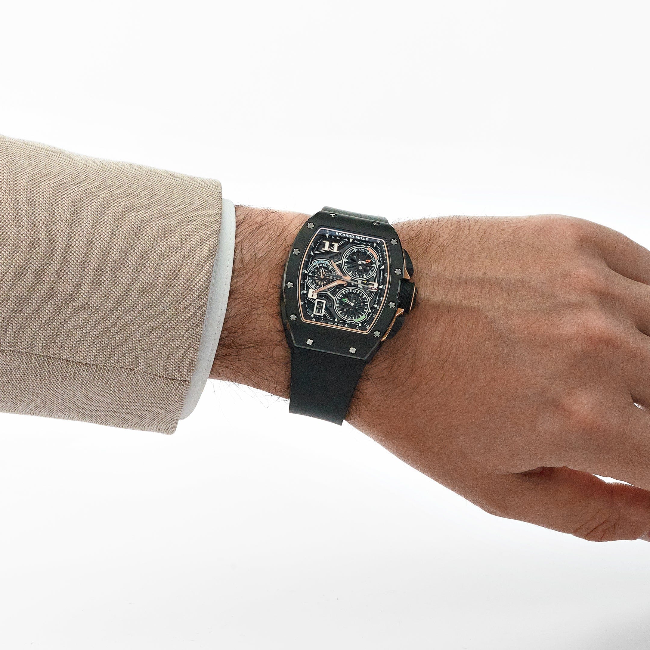 Lorin x R 72-01 Chronograph Black Rose Gold