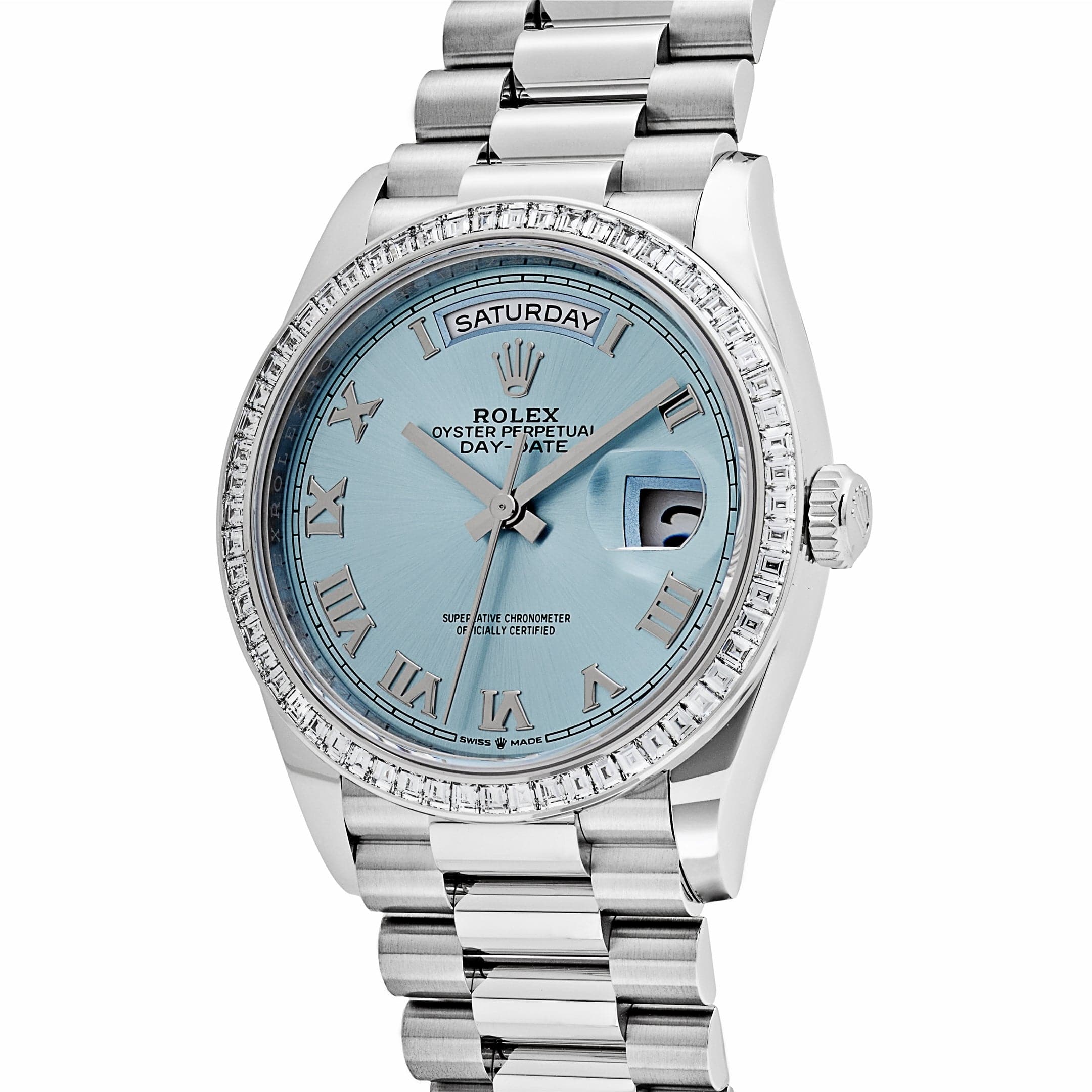 Lorin Daydate 396TBR 36mm Platinum Ice Blue