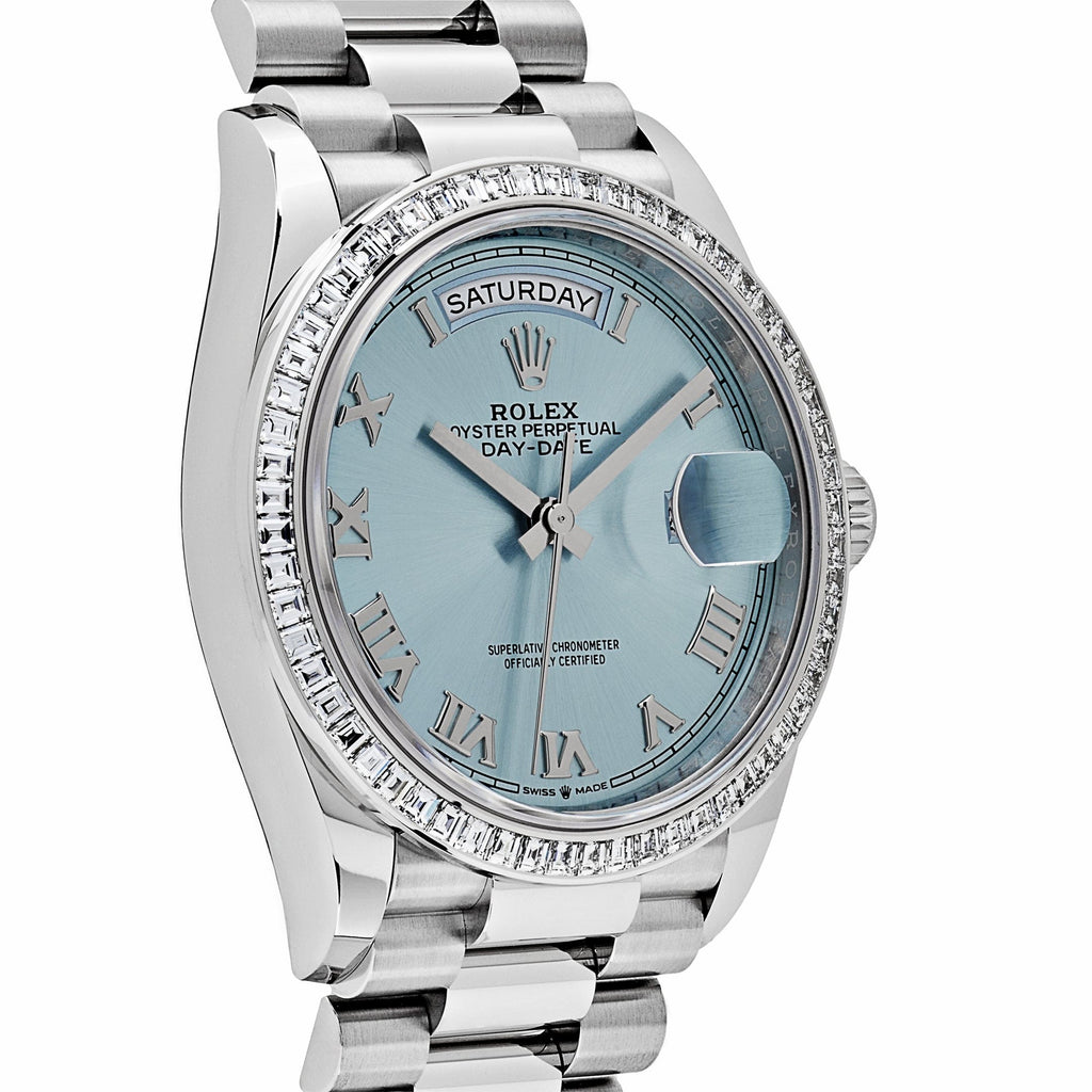 Lorin Daydate 396TBR 36mm Platinum Ice Blue