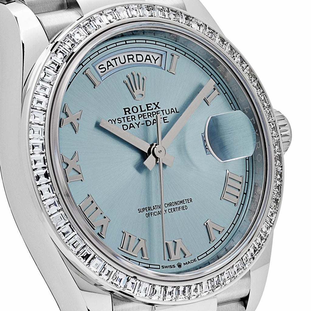 Lorin Daydate 396TBR 36mm Platinum Ice Blue