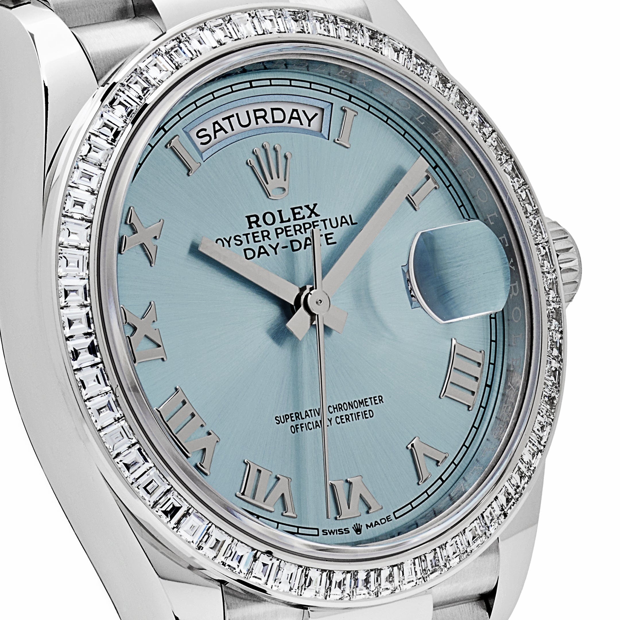 Lorin Daydate 396TBR 36mm Platinum Ice Blue