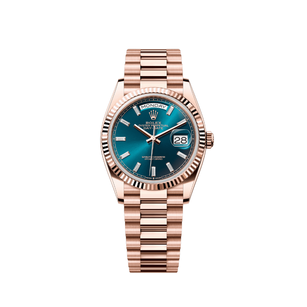 Lorin Daydate 235 36mm Rose Gold Blue-Green