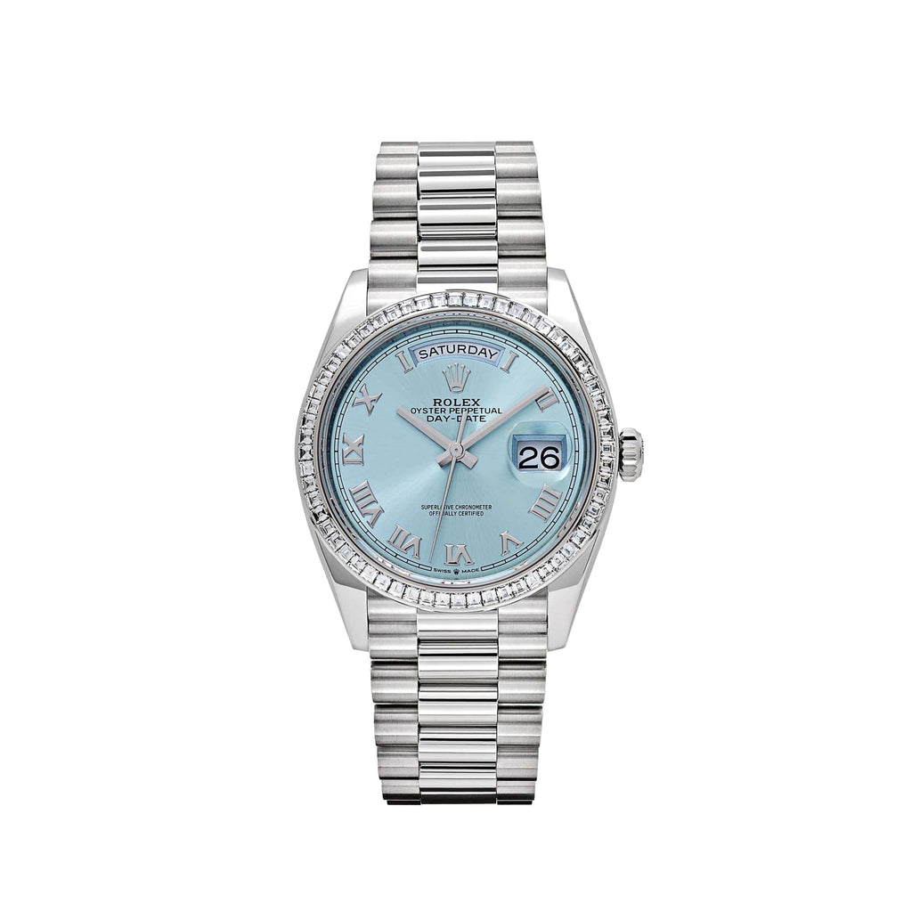 Lorin Daydate 396TBR 36mm Platinum Ice Blue