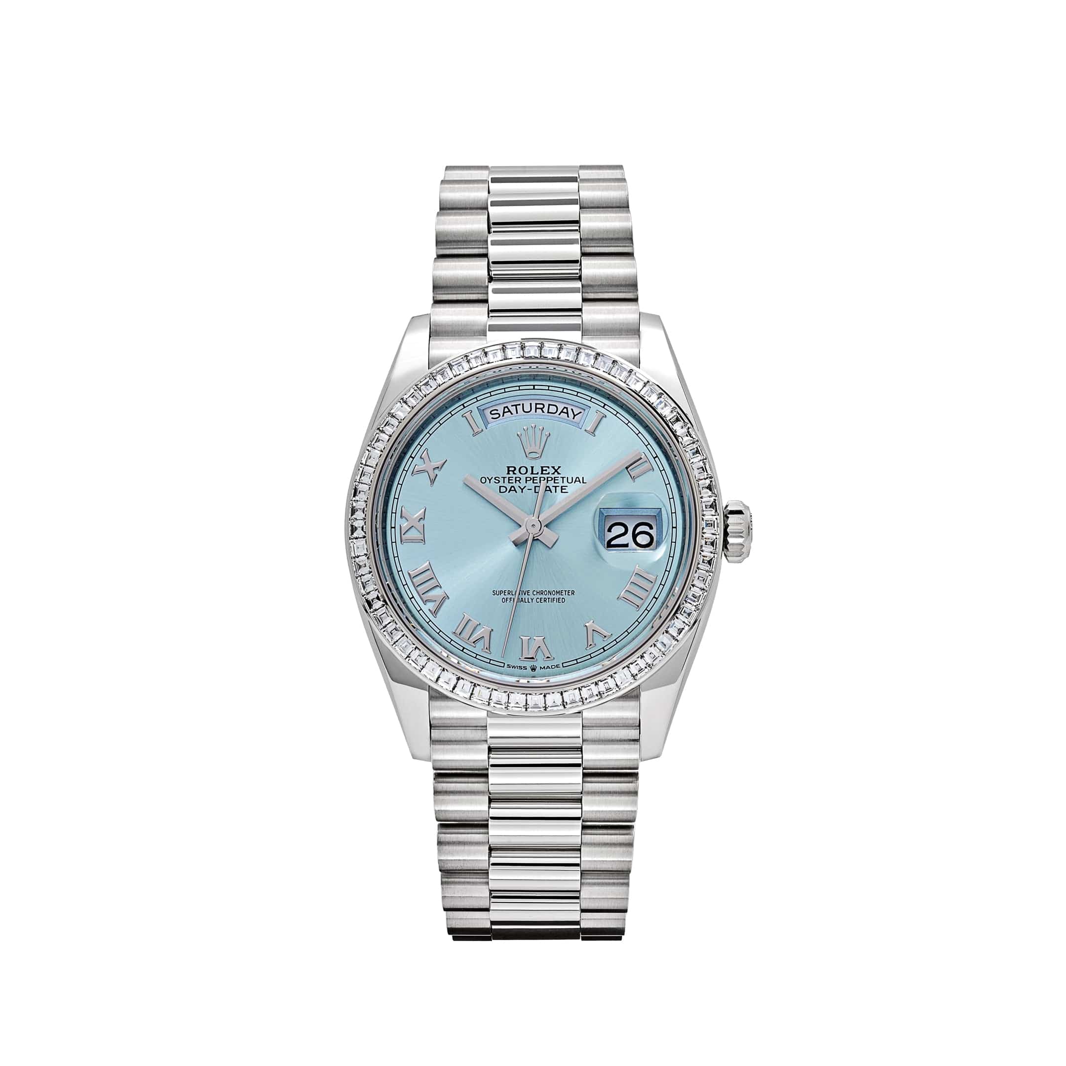 Lorin Daydate 396TBR 36mm Platinum Ice Blue