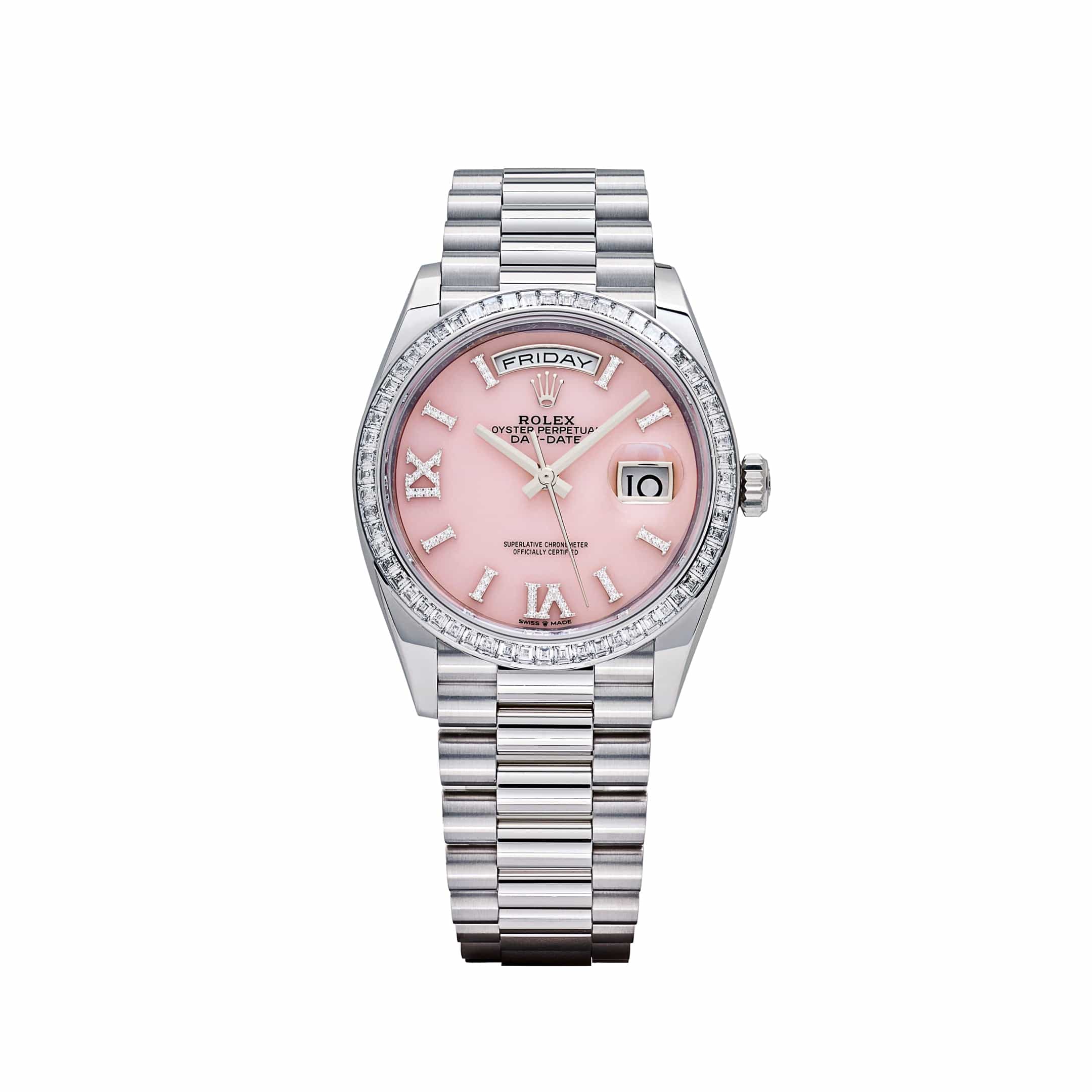 Lorin Daydate 396TBR 36mm Platinum Pink Opal