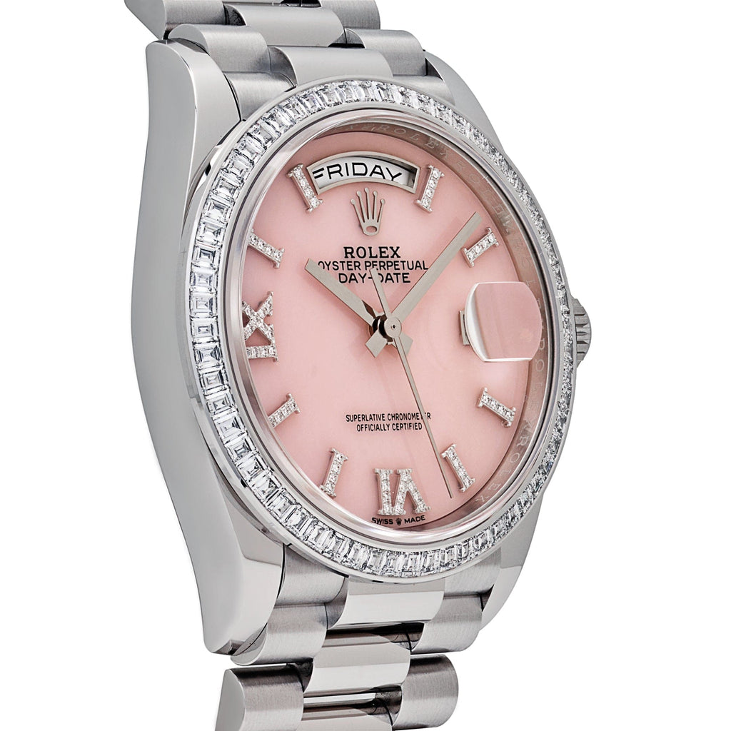 Lorin Daydate 396TBR 36mm Platinum Pink Opal