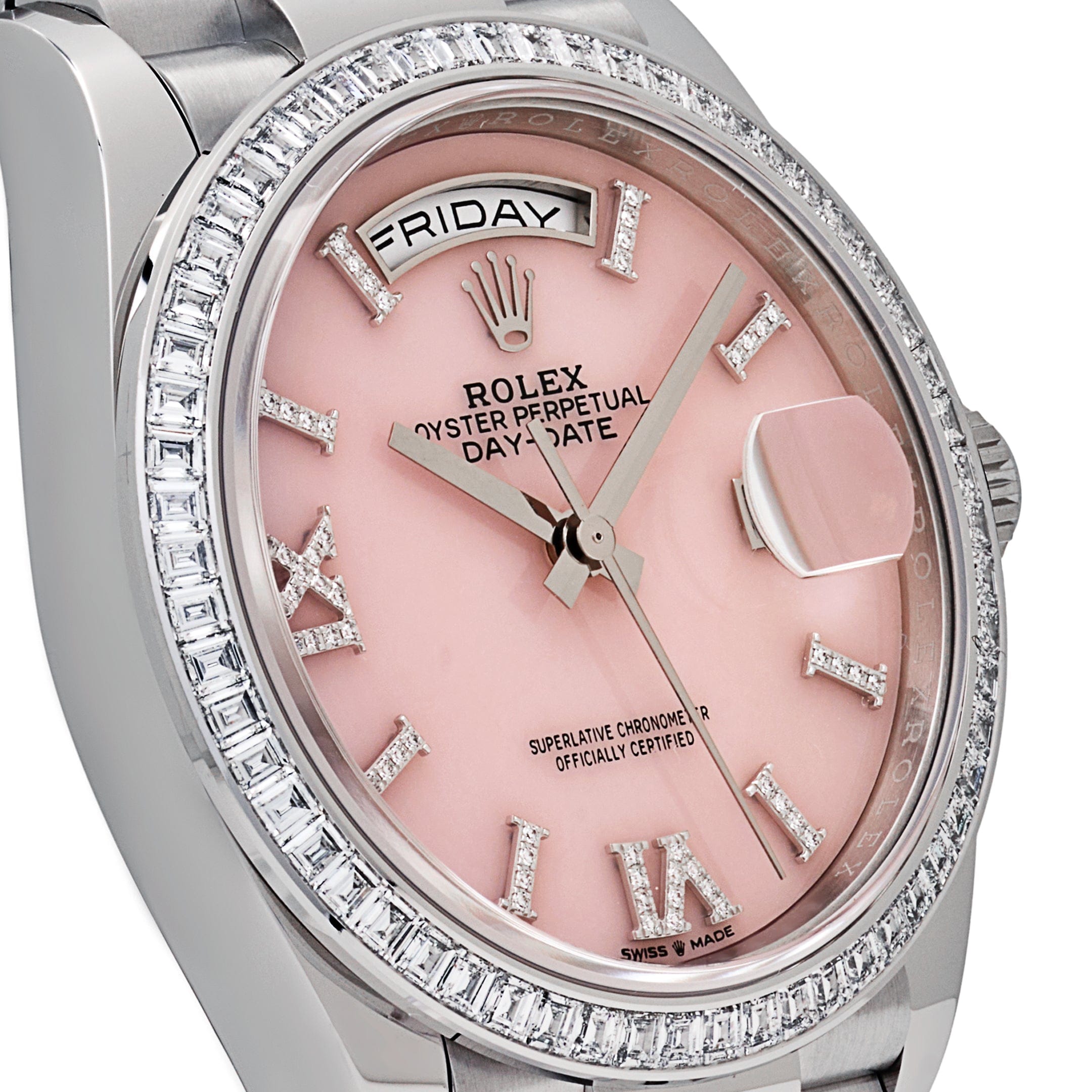 Lorin Daydate 396TBR 36mm Platinum Pink Opal