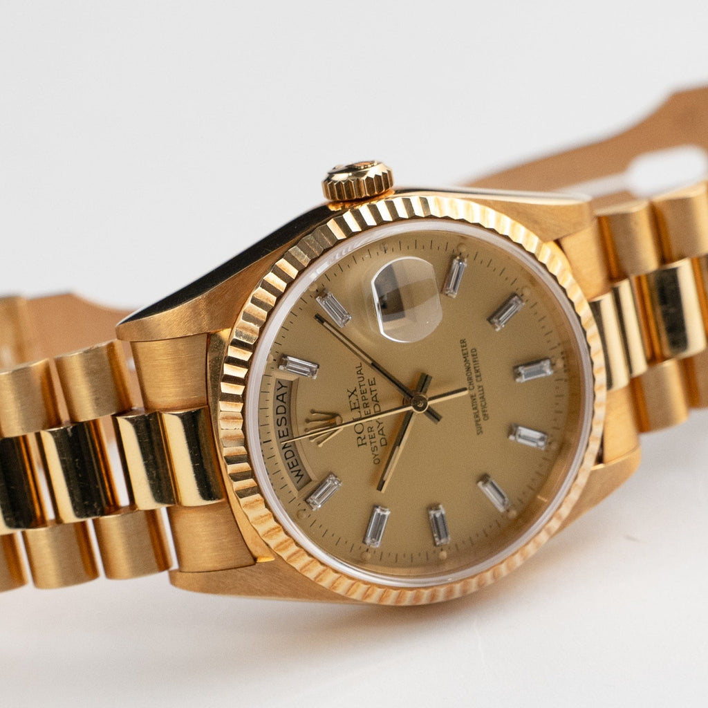 Lorin Daydate 238 Yellow Gold Champagne