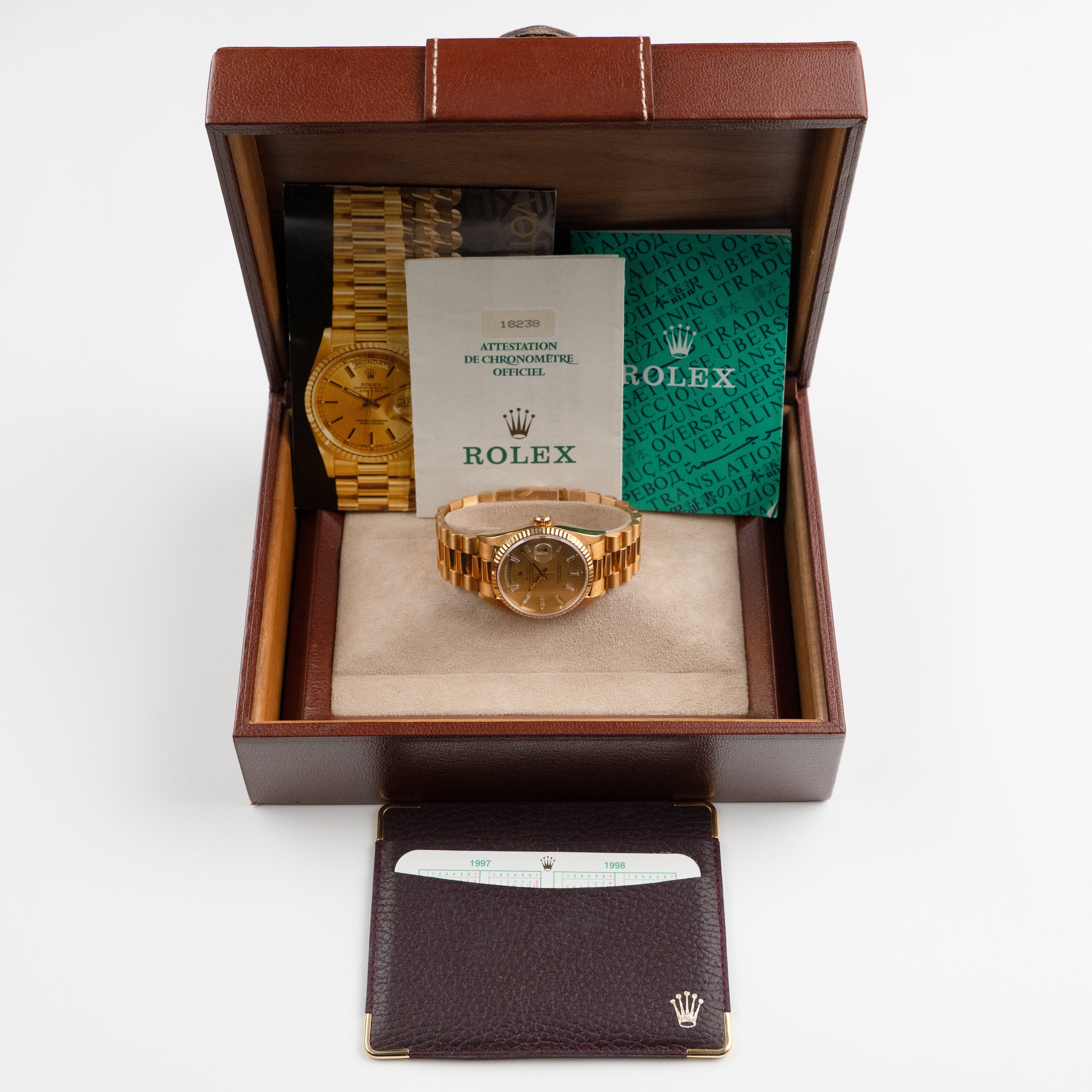 Lorin Daydate 238 Yellow Gold Champagne