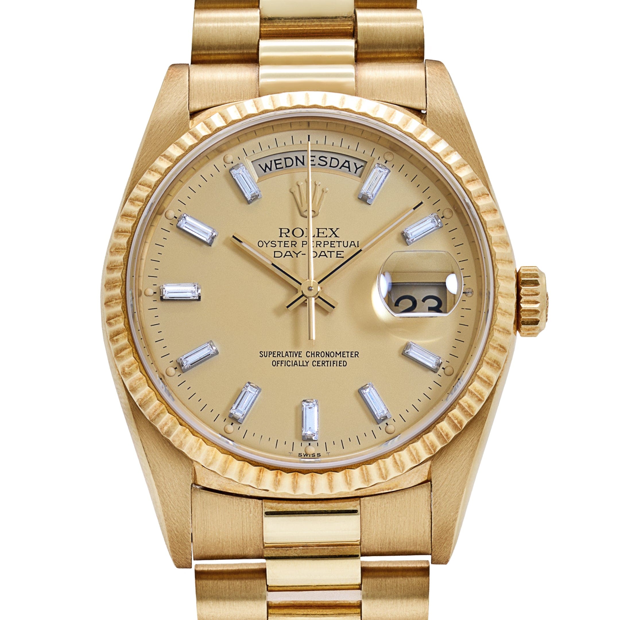 Lorin Daydate 238 Yellow Gold Champagne