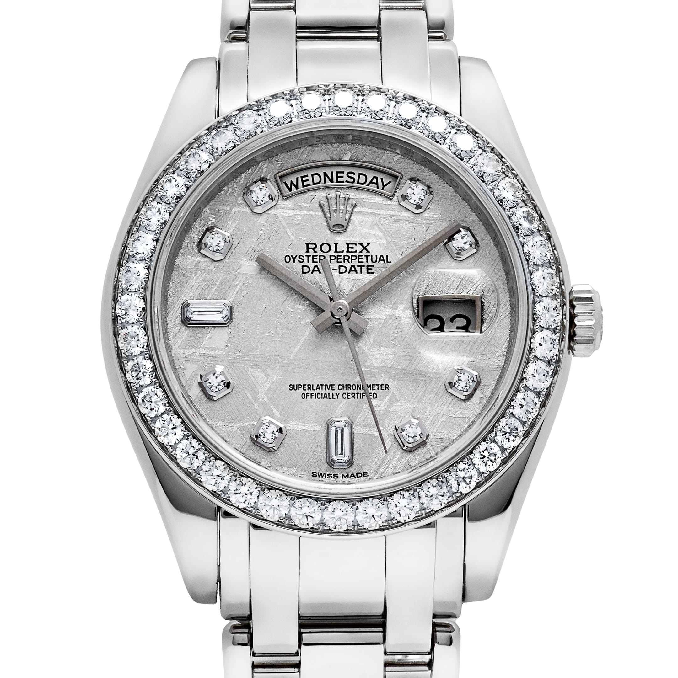 Lorin Daydate 946 Platinum Meteorite