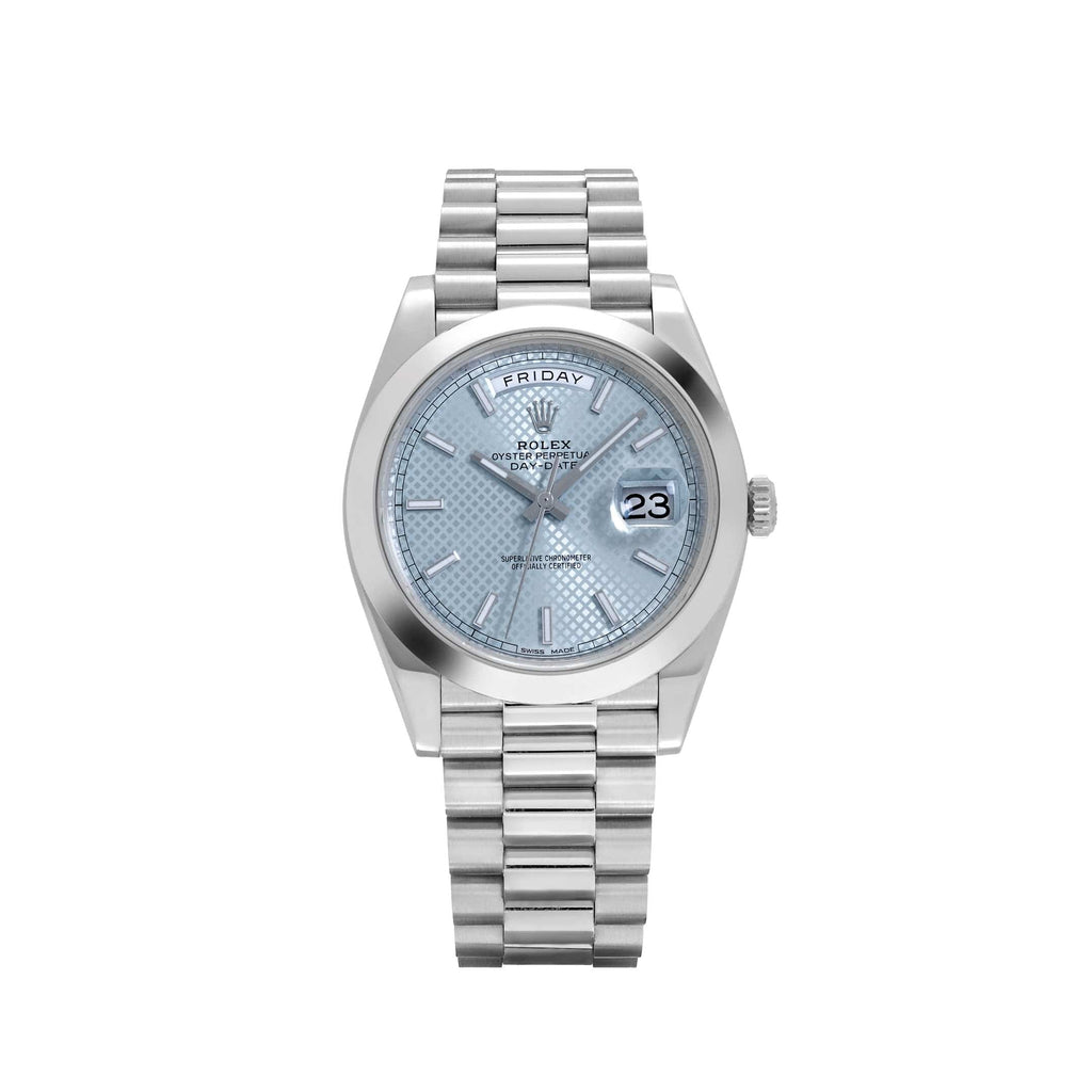 Lorin Daydate 206 40mm Platinum Ice Blue