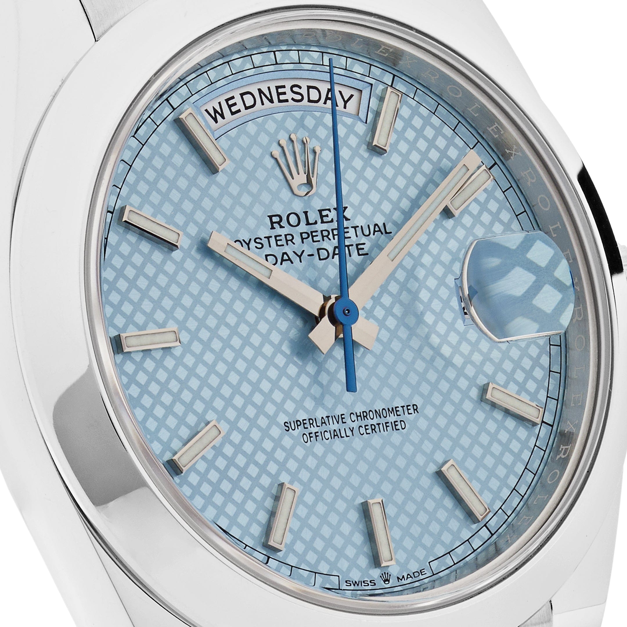 Lorin Daydate 206 40mm Platinum Ice Blue