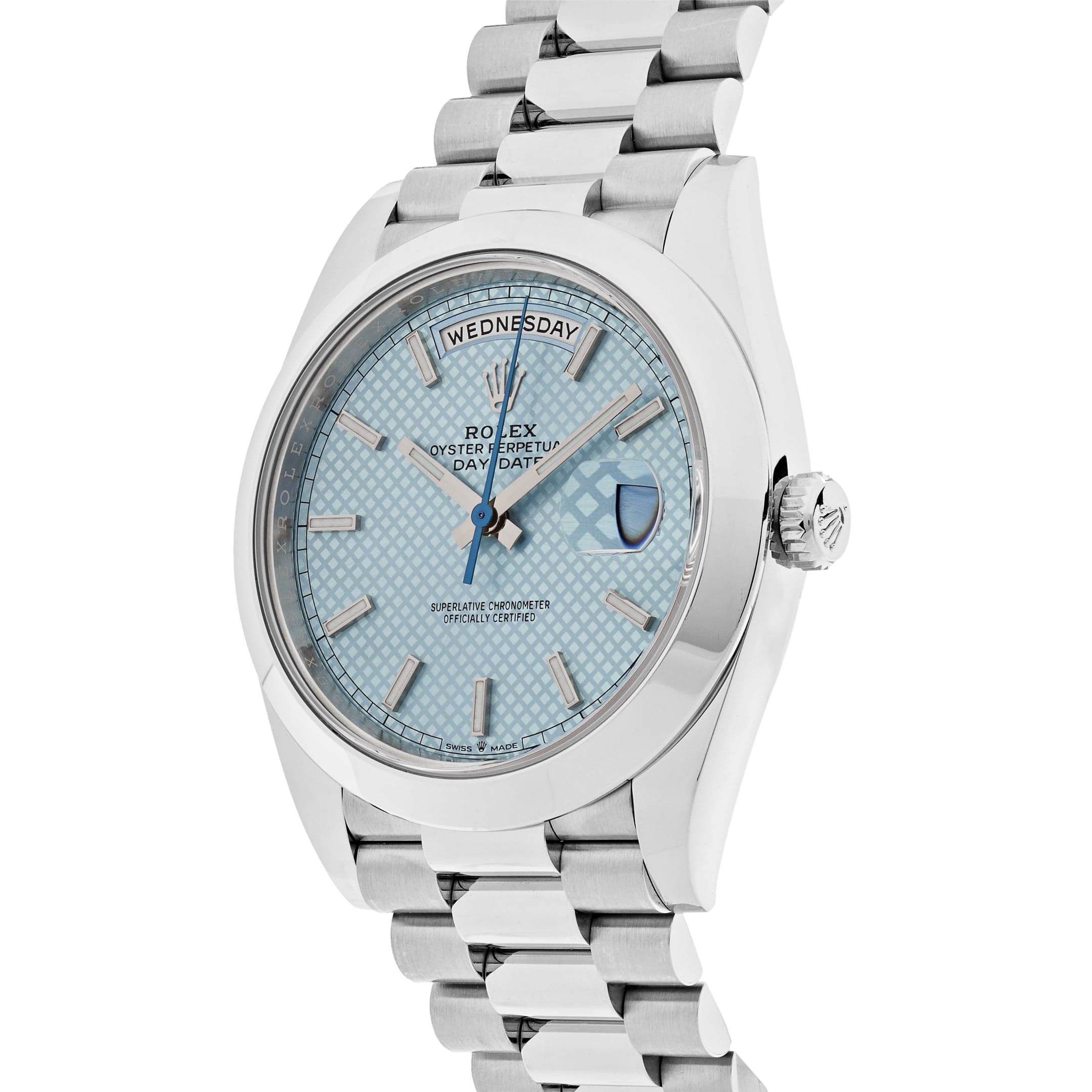 Lorin Daydate 206 40mm Platinum Ice Blue