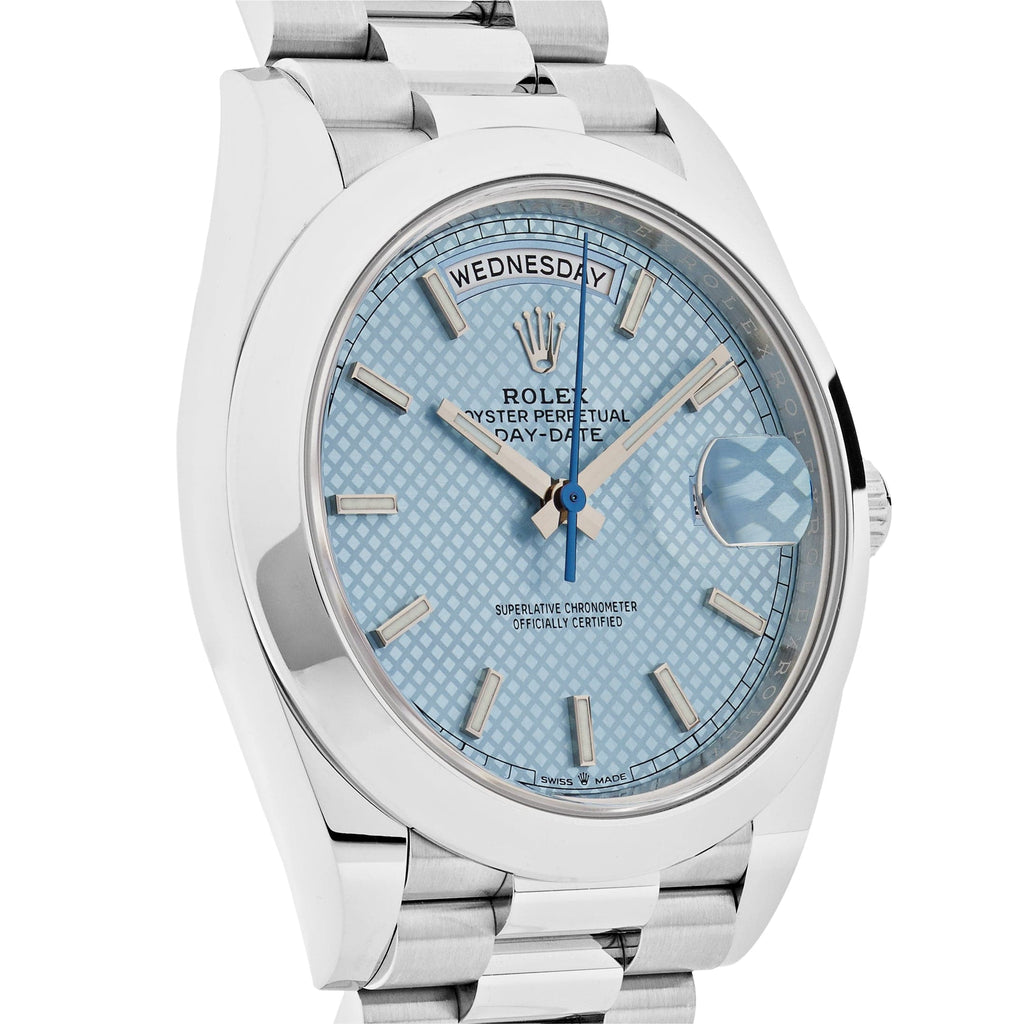 Lorin Daydate 206 40mm Platinum Ice Blue
