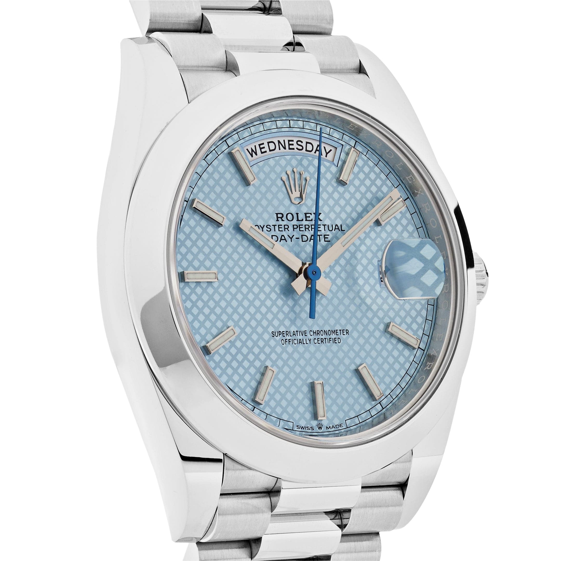 Lorin Daydate 206 40mm Platinum Ice Blue