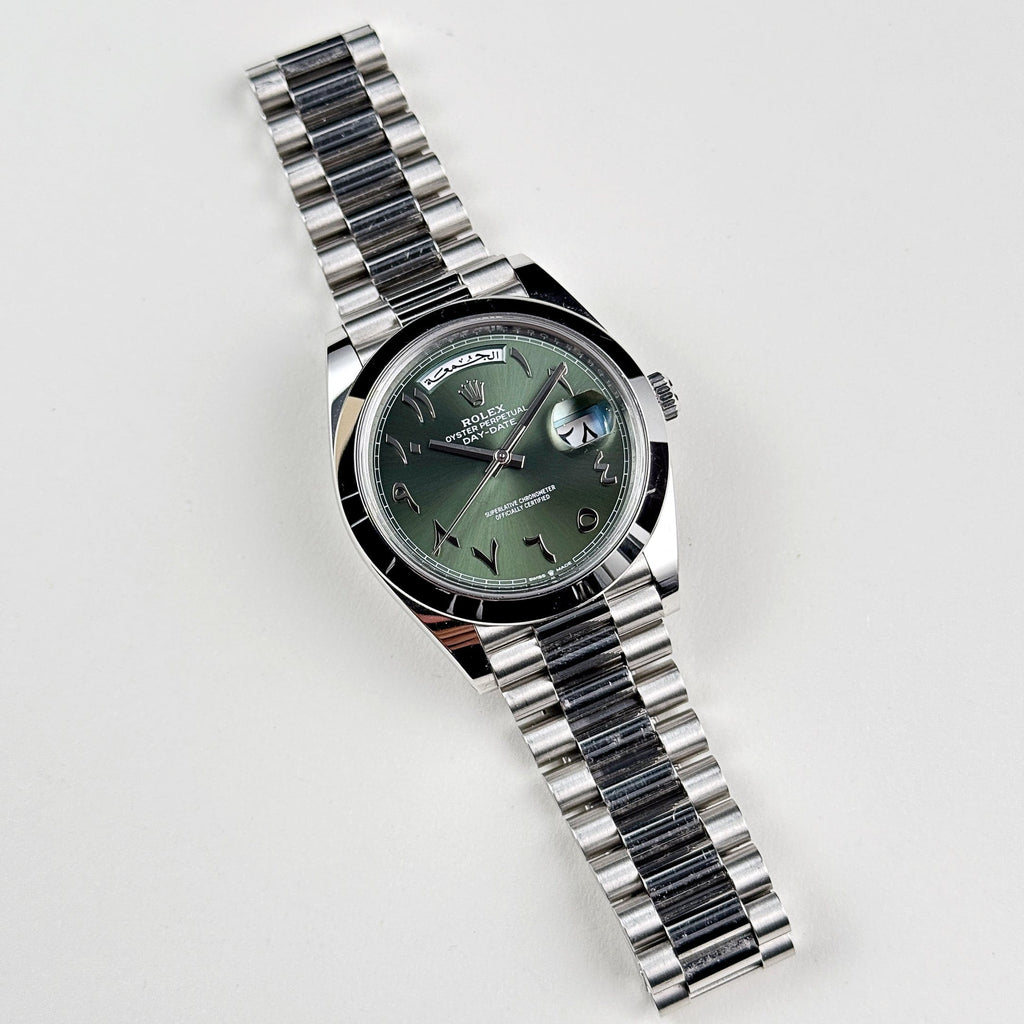 Lorin Daydate 206 40mm Platinum Olive Green