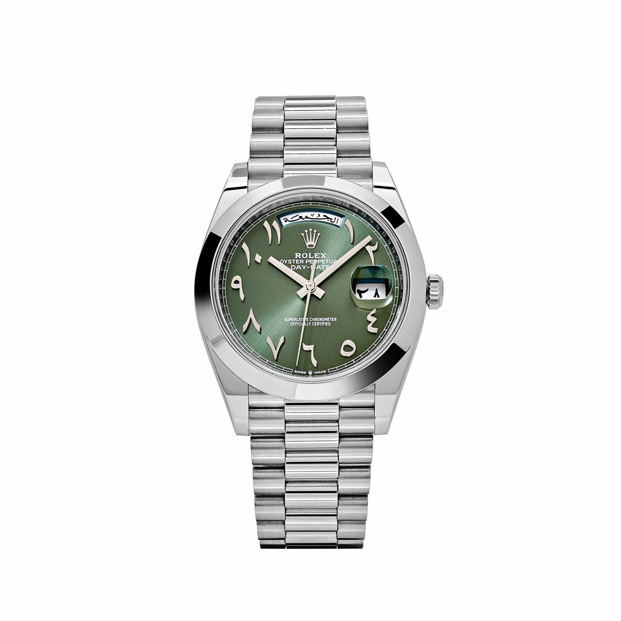 Lorin Daydate 206 40mm Platinum Olive Green