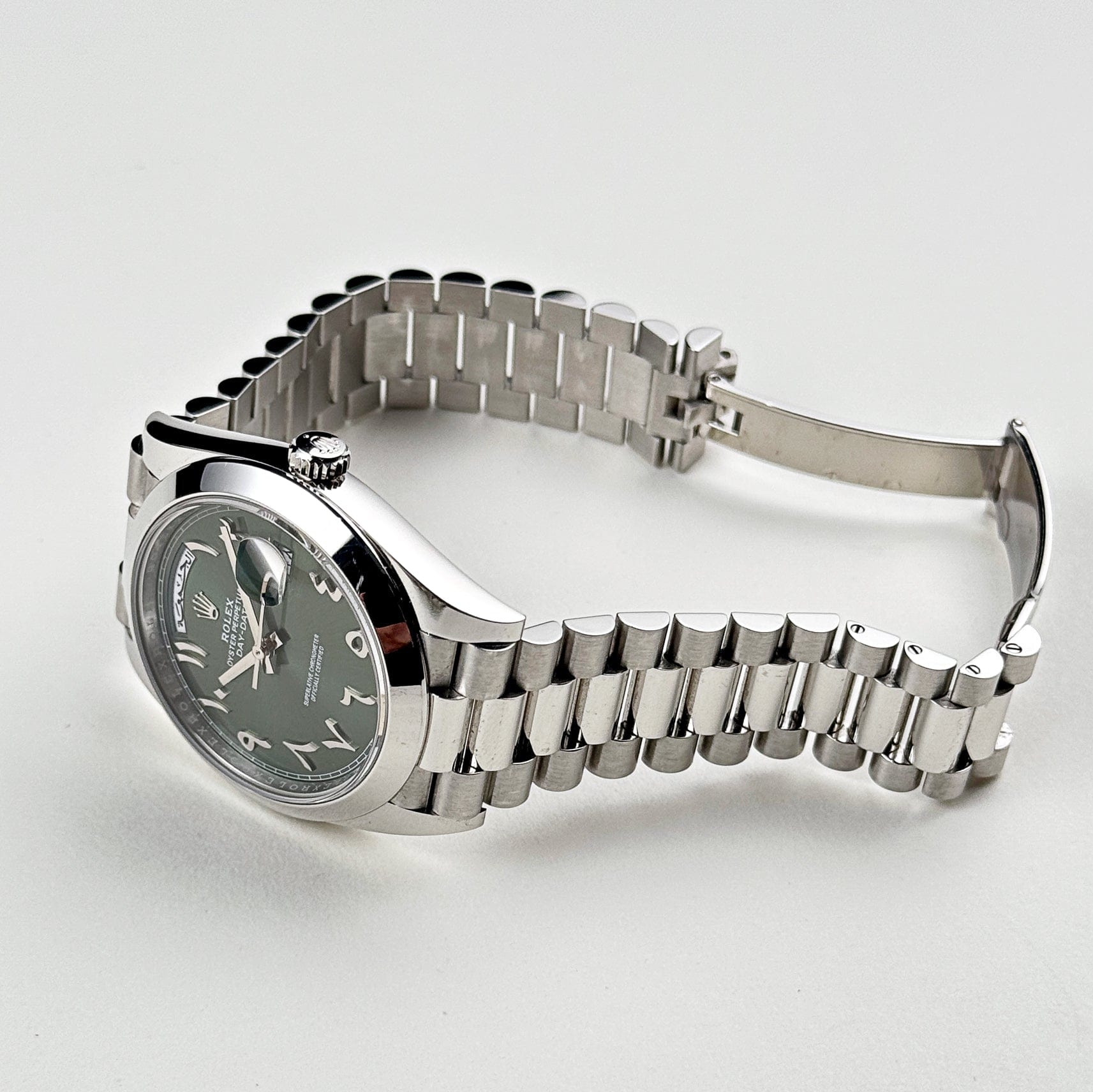 Lorin Daydate 206 40mm Platinum Olive Green