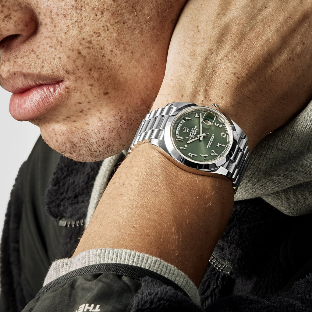 Lorin Daydate 206 40mm Platinum Olive Green