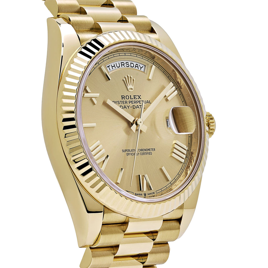 Lorin Daydate 238 40mm Yellow Gold Champagne