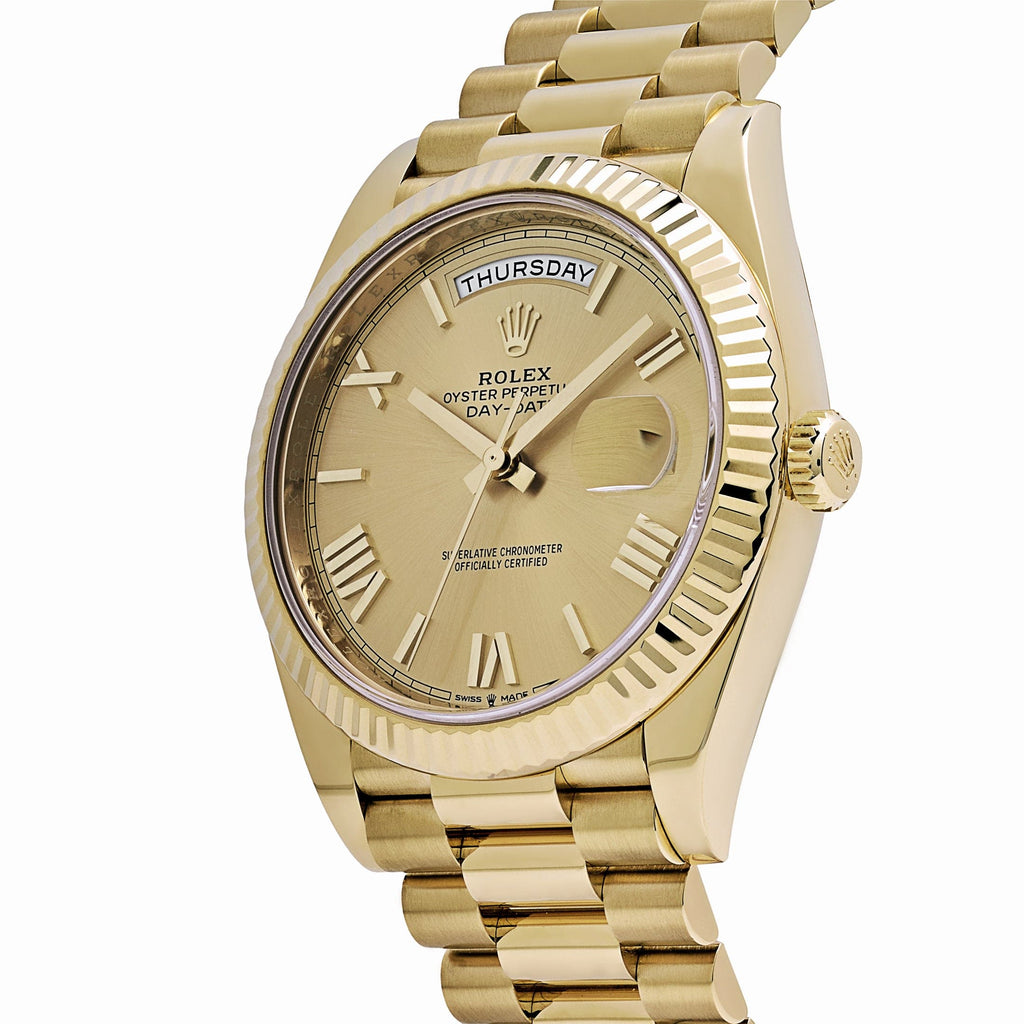 Lorin Daydate 238 40mm Yellow Gold Champagne