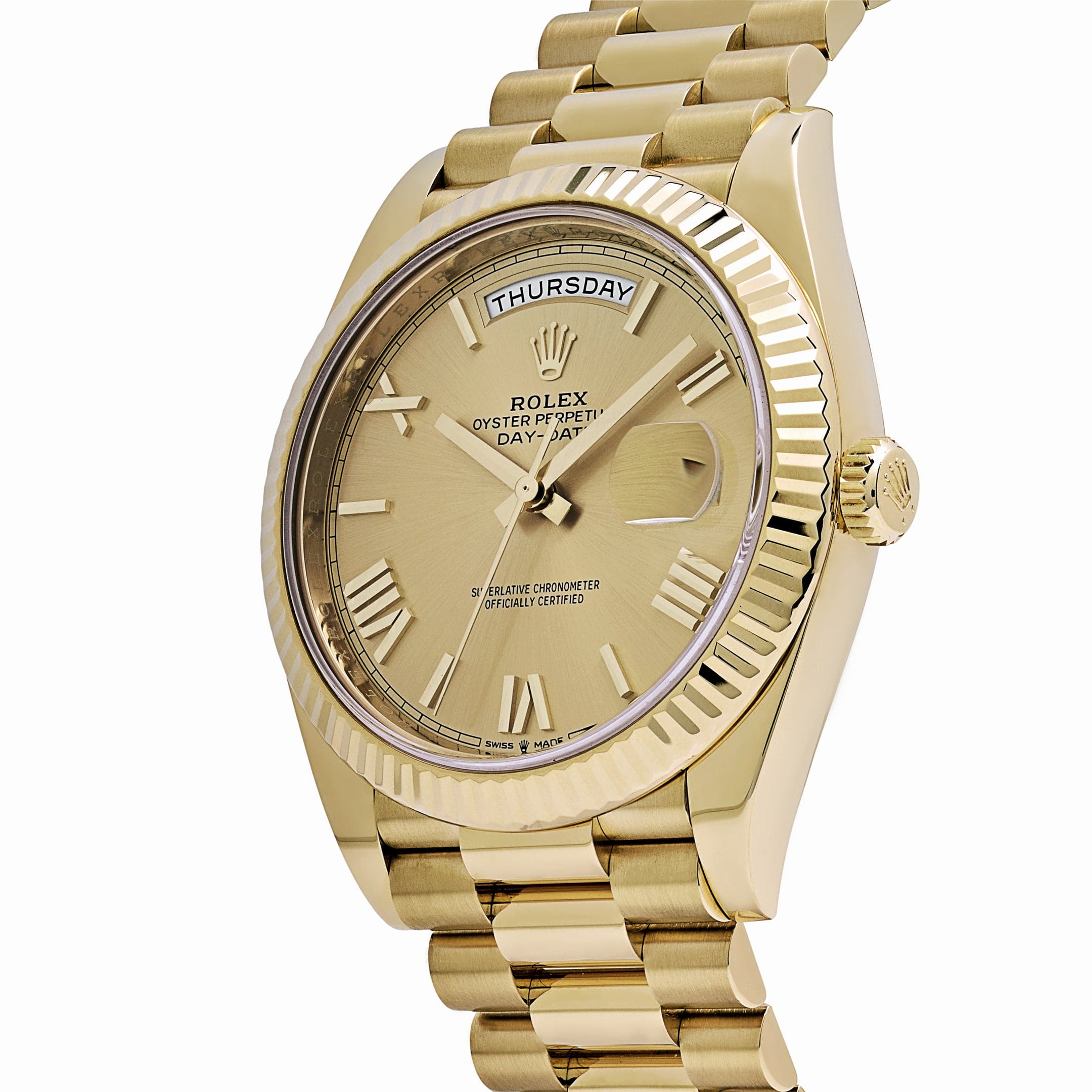 Lorin Daydate 238 40mm Yellow Gold Champagne
