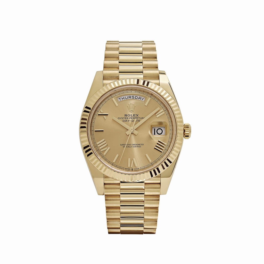 Lorin Daydate 238 40mm Yellow Gold Champagne