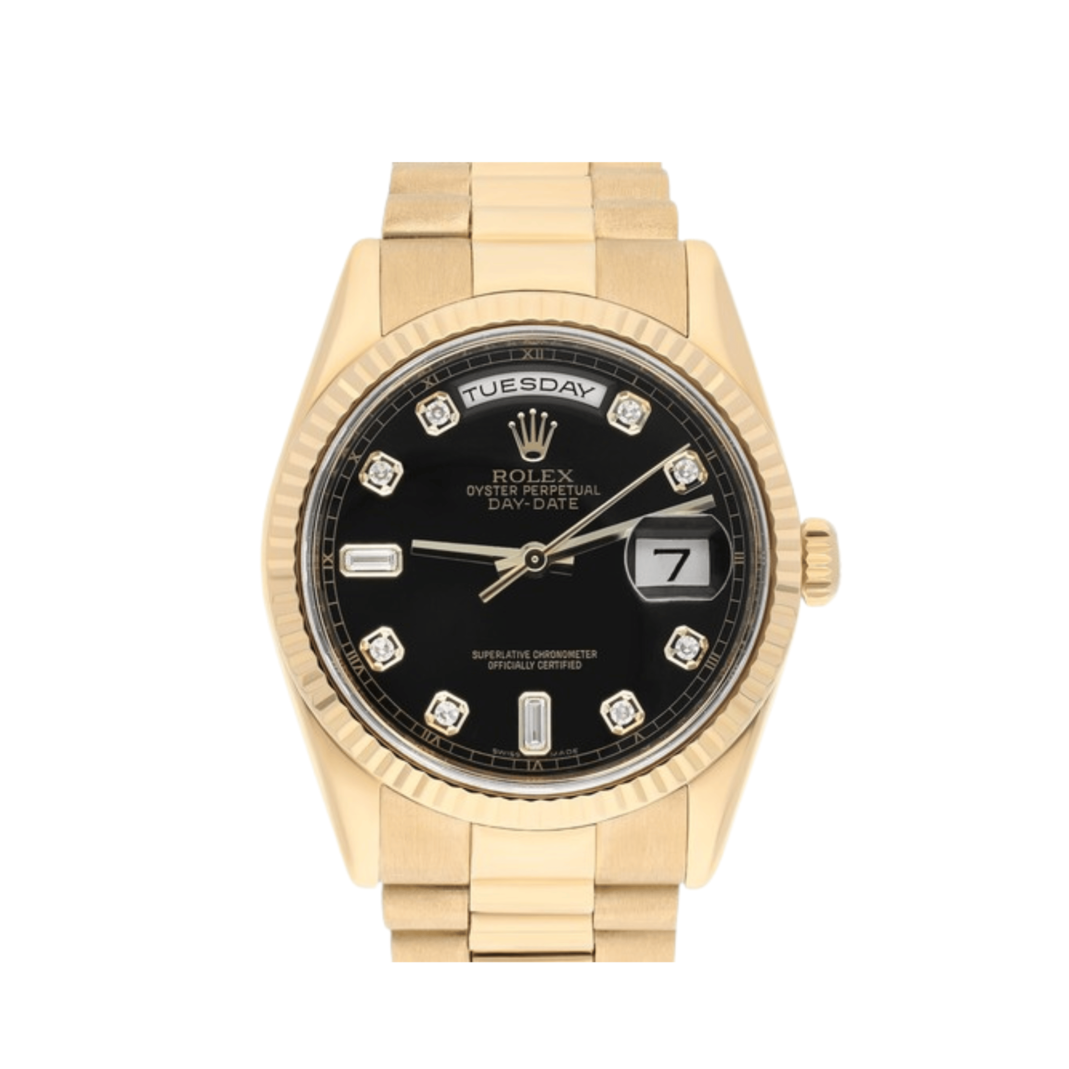 Lorin Daydate 238 36mm Yellow Gold Black