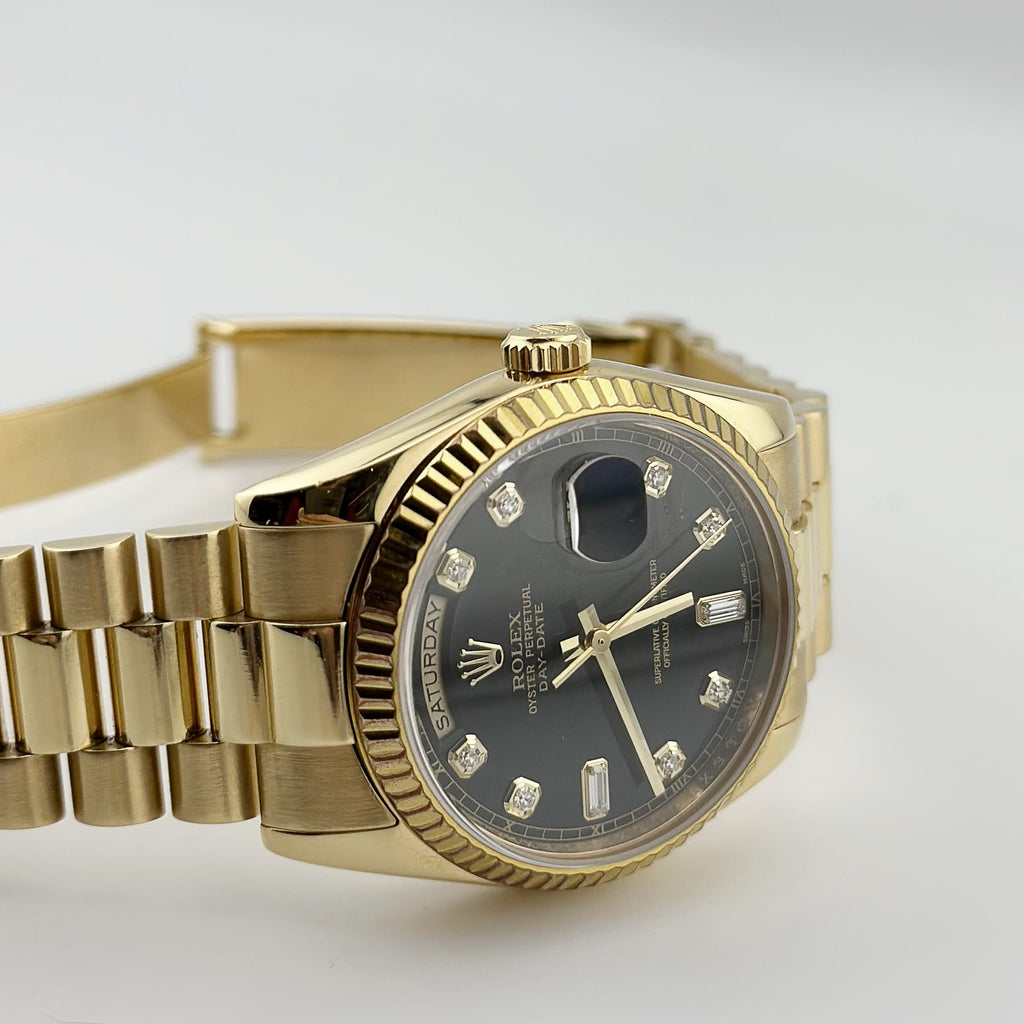 Lorin Daydate 238 36mm Yellow Gold Black