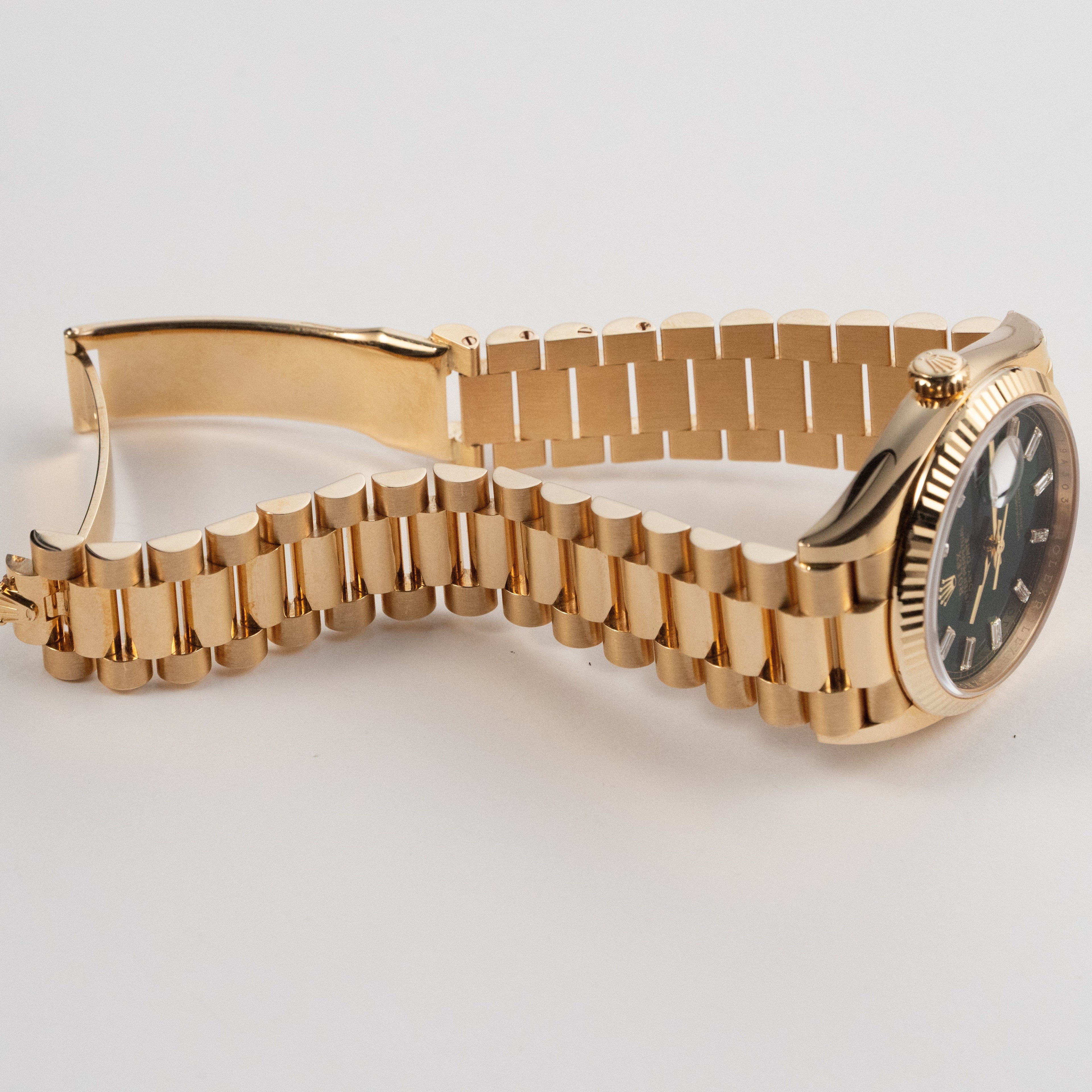 Lorin Daydate 238 36mm Yellow Gold Green