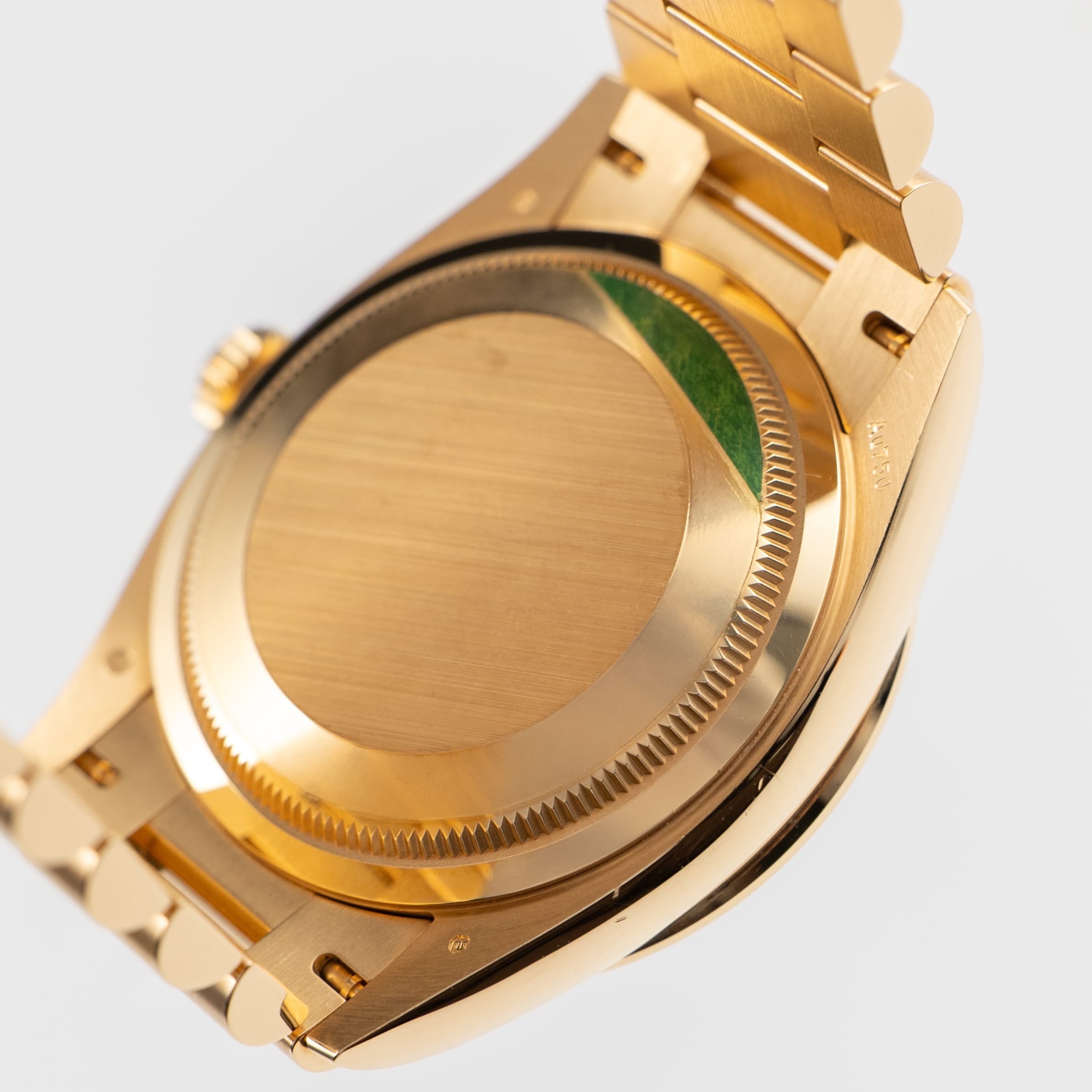 Lorin Daydate 348RBR 36mm Yellow Gold Green Malachite