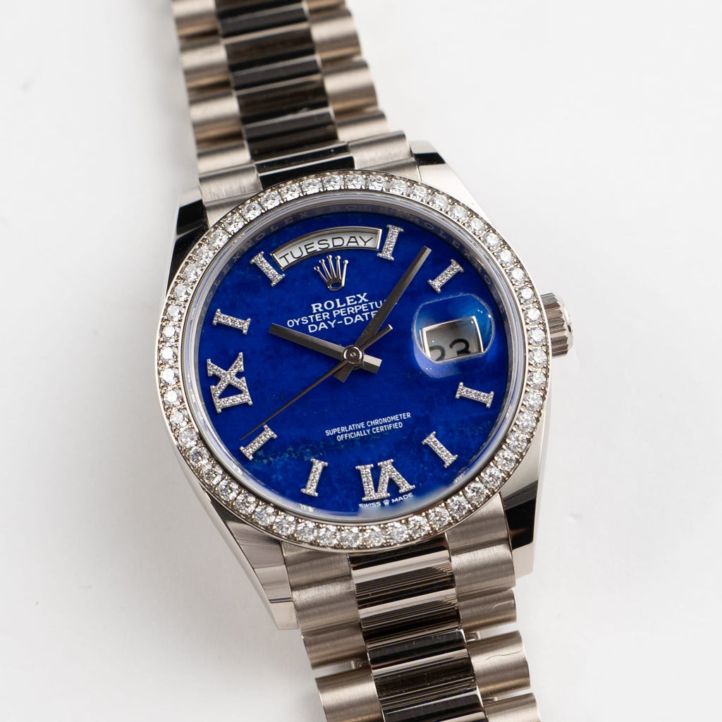 Lorin Daydate 349RBR 36mm White Gold Lapis