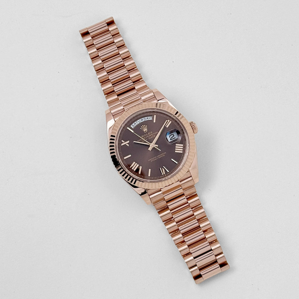 Lorin Daydate 235 40mm Rose Gold Chocolate