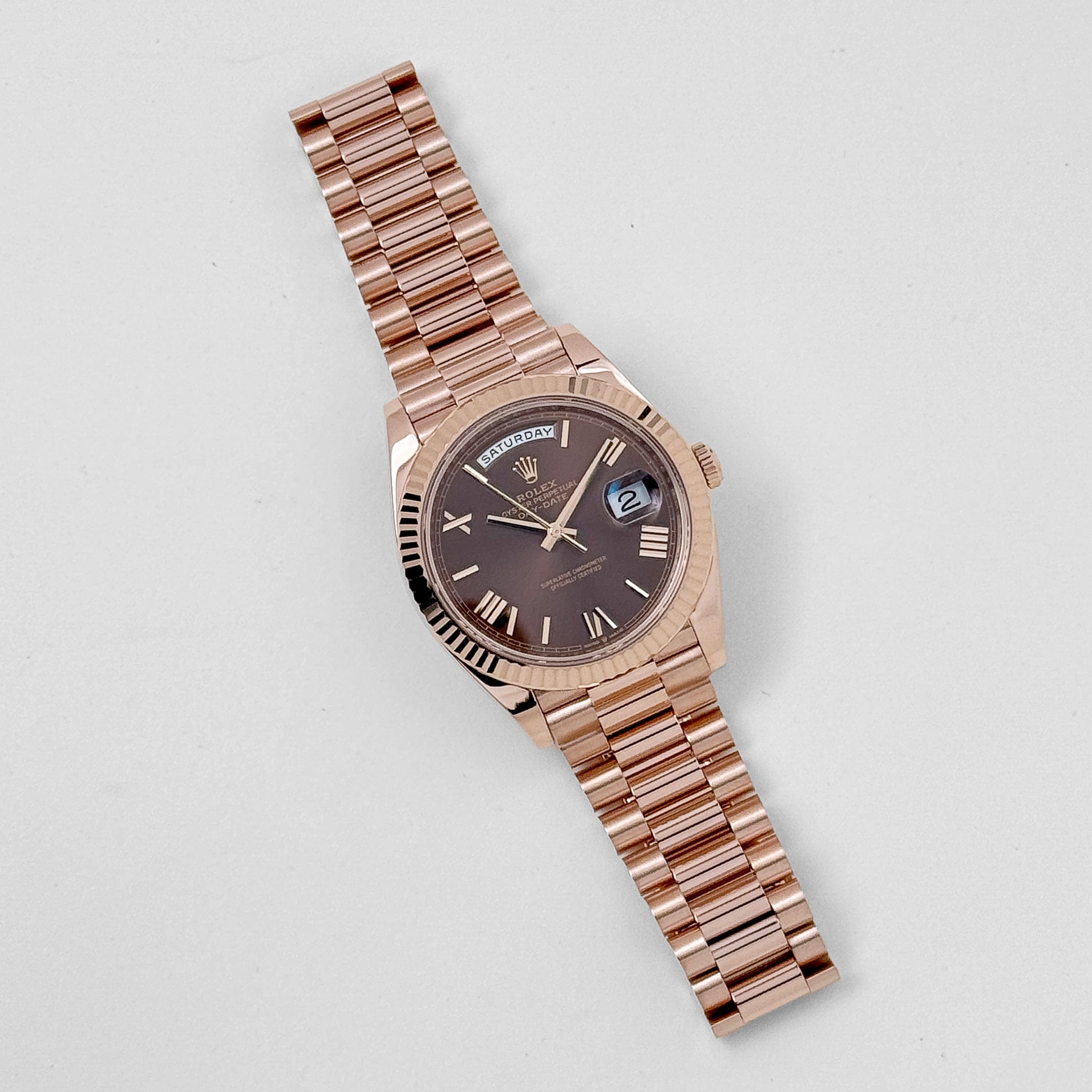 Lorin Daydate 235 40mm Rose Gold Chocolate