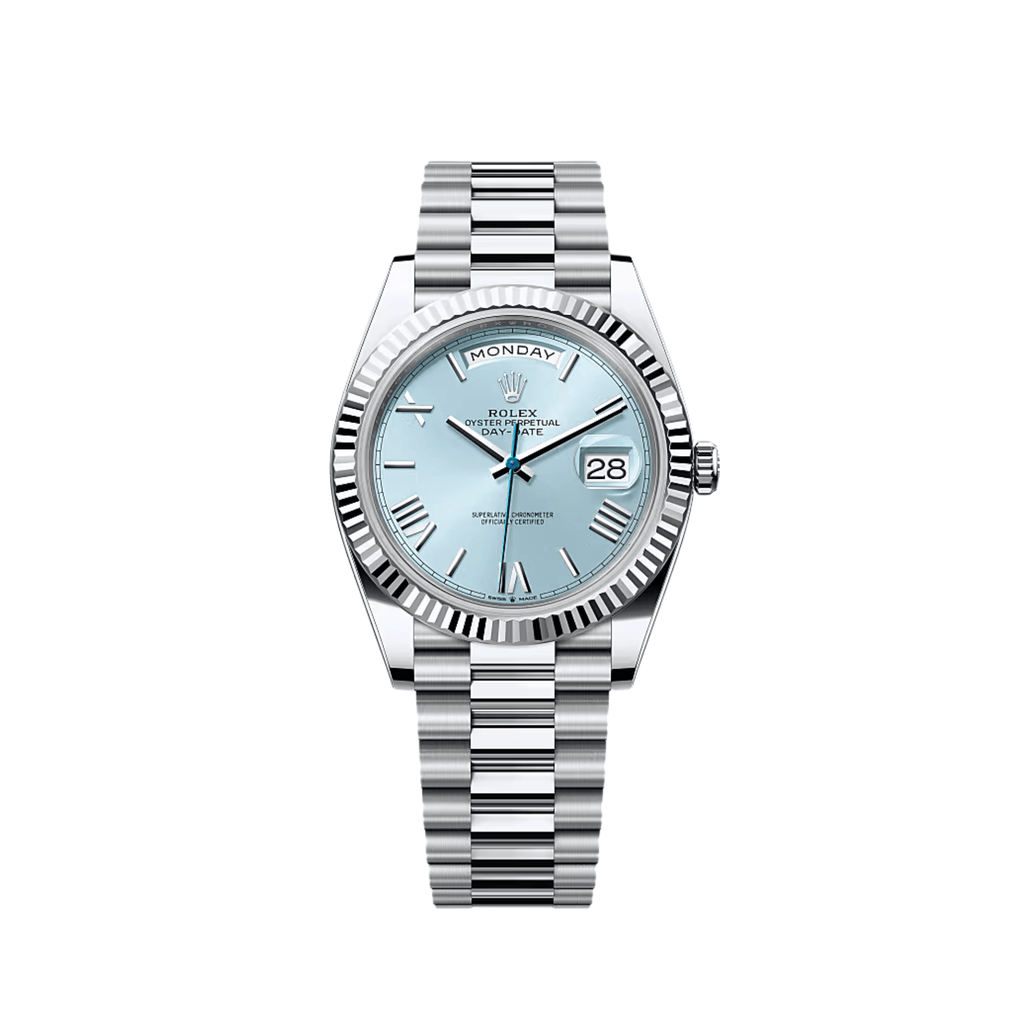 Lorin Daydate 236 40mm Platinum Ice Blue