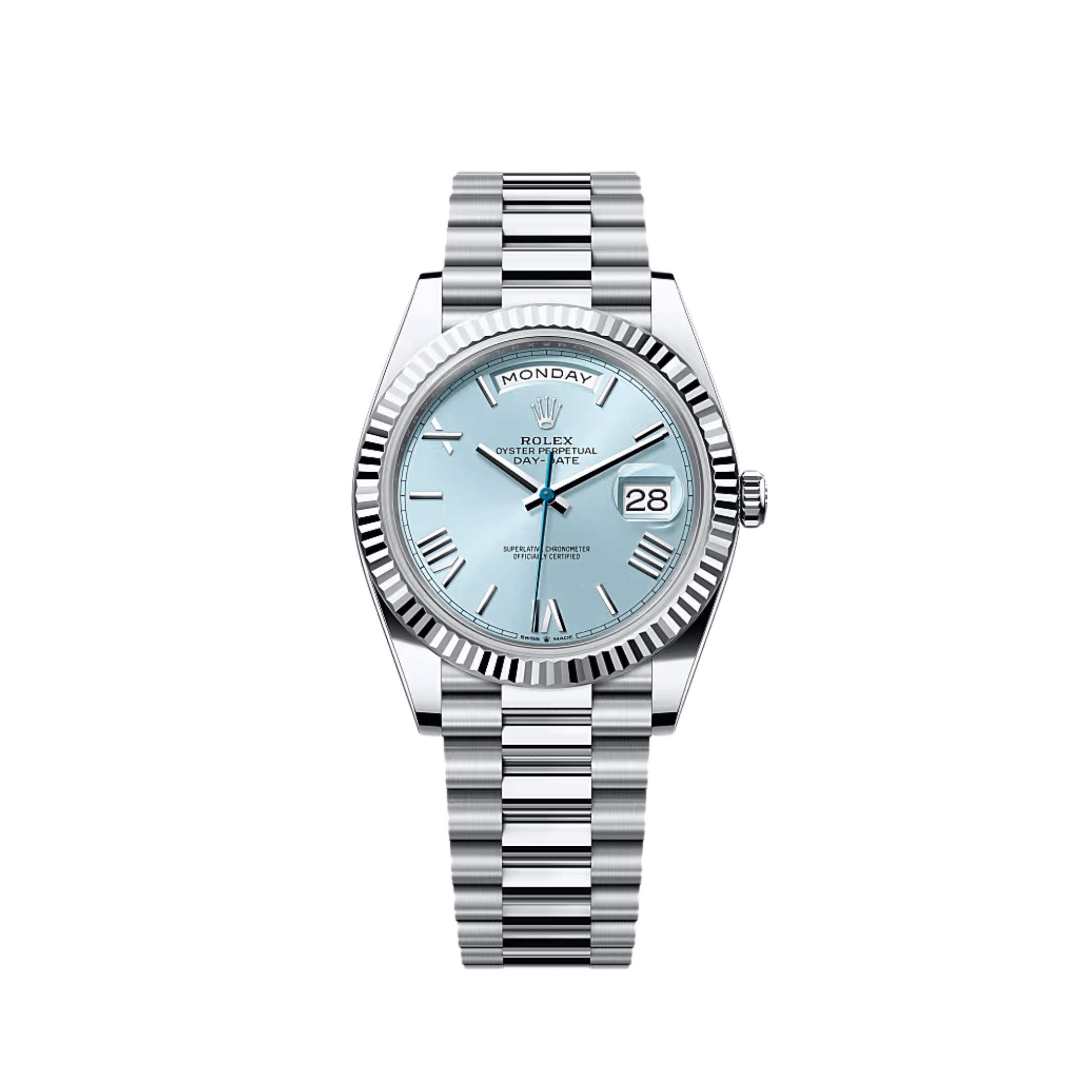 Lorin Daydate 236 40mm Platinum Ice Blue