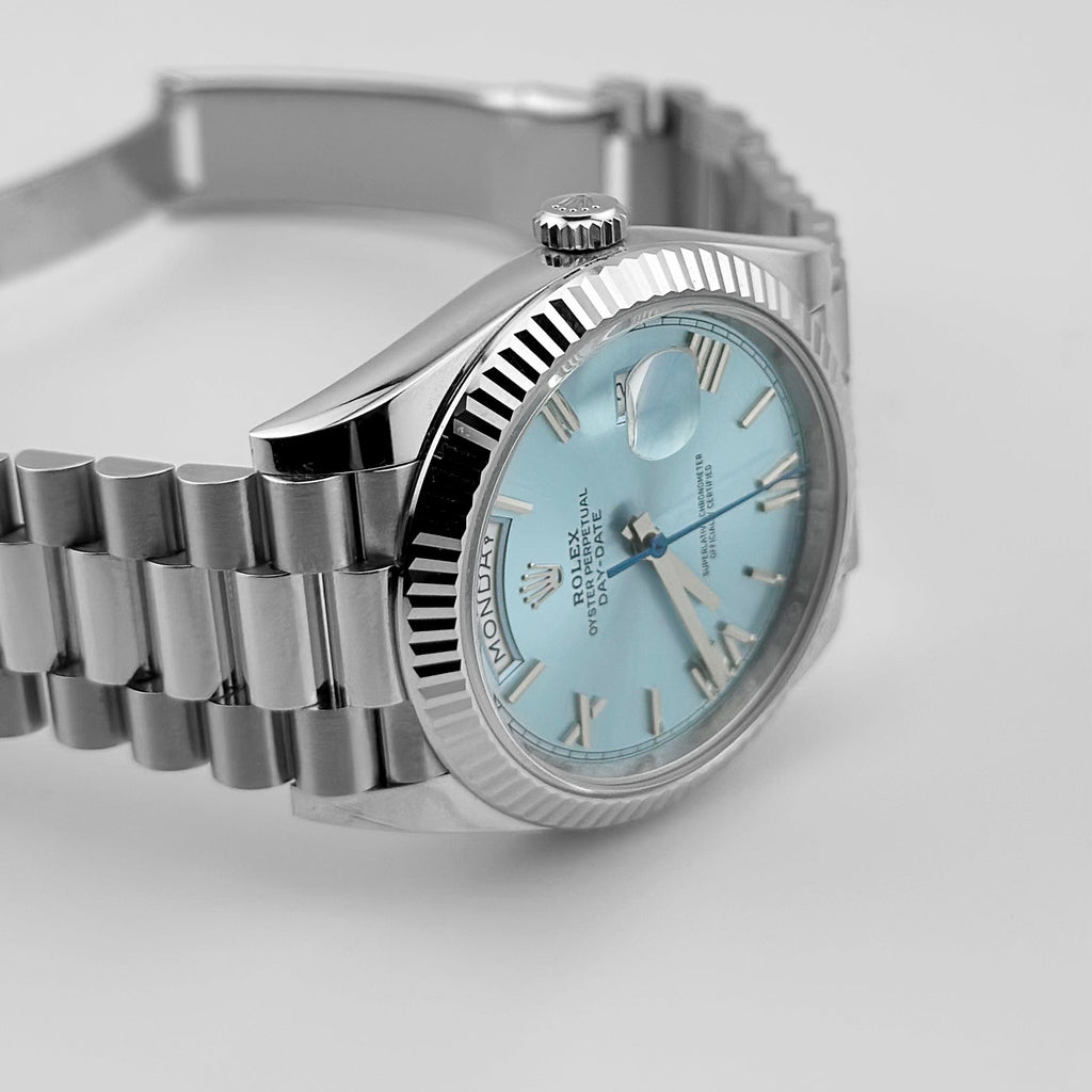 Lorin Daydate 236 40mm Platinum Ice Blue