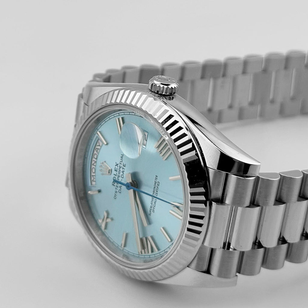 Lorin Daydate 236 40mm Platinum Ice Blue