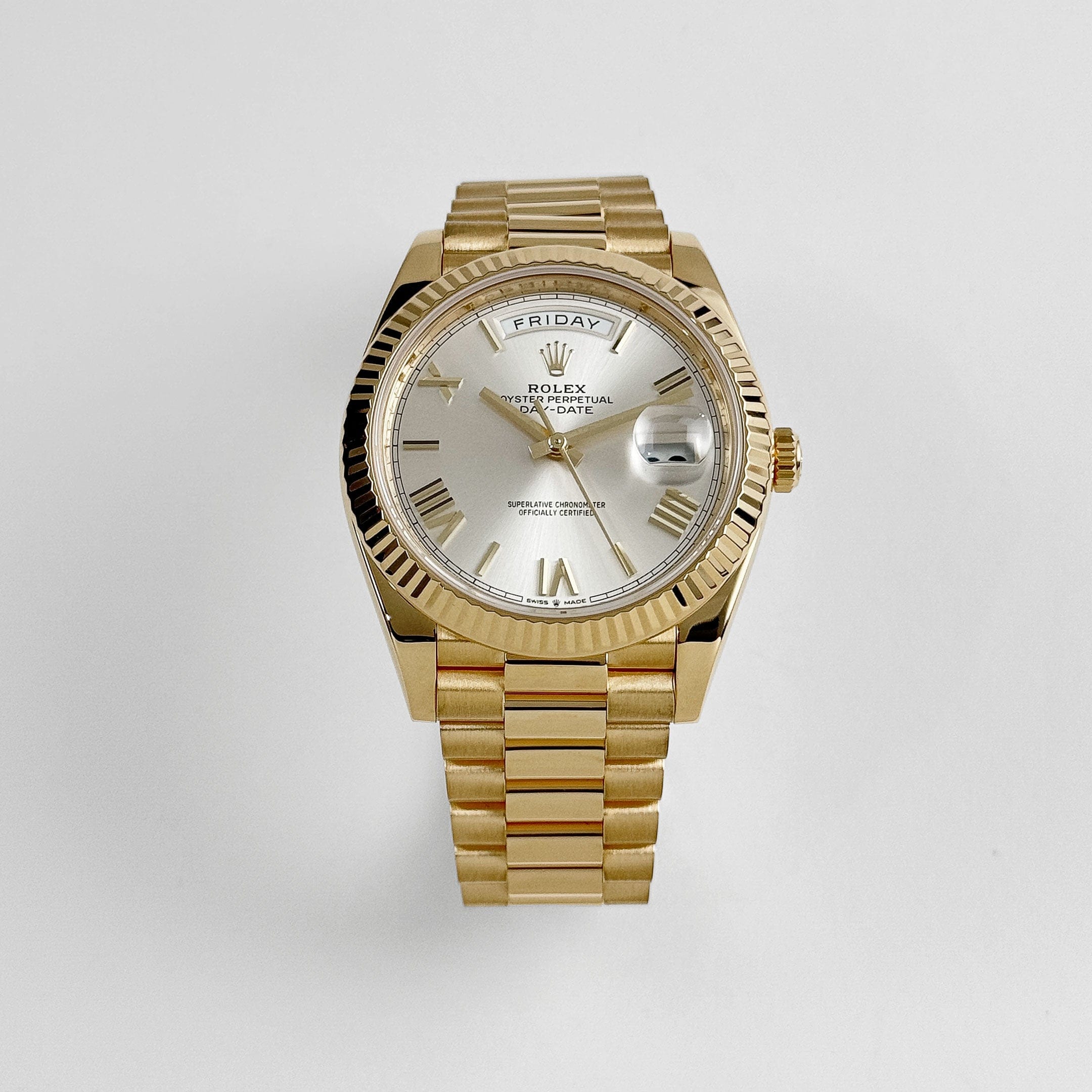 Lorin Daydate 238 40mm Yellow Gold Silver